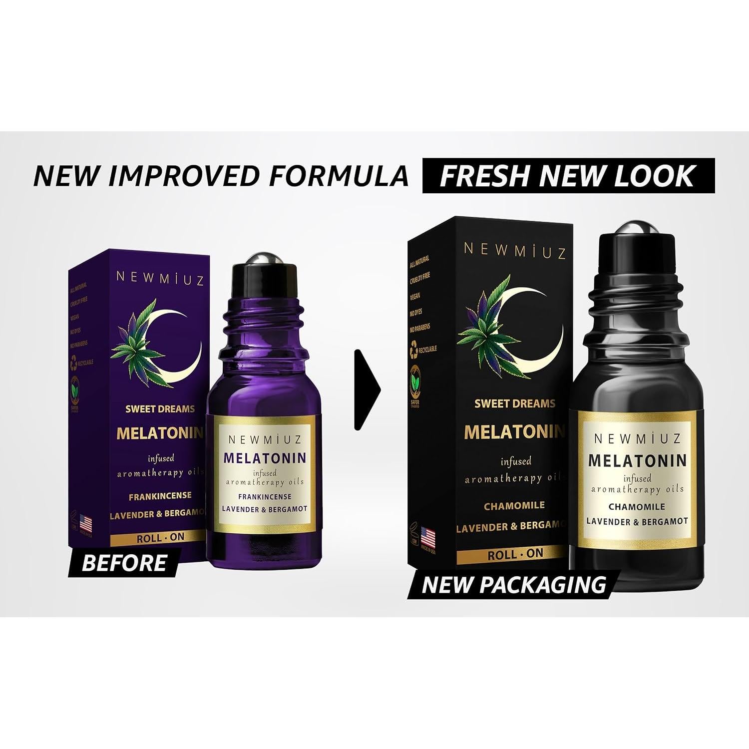 Aceite Esencial de Melatonina Roll On New Miuz 10ml