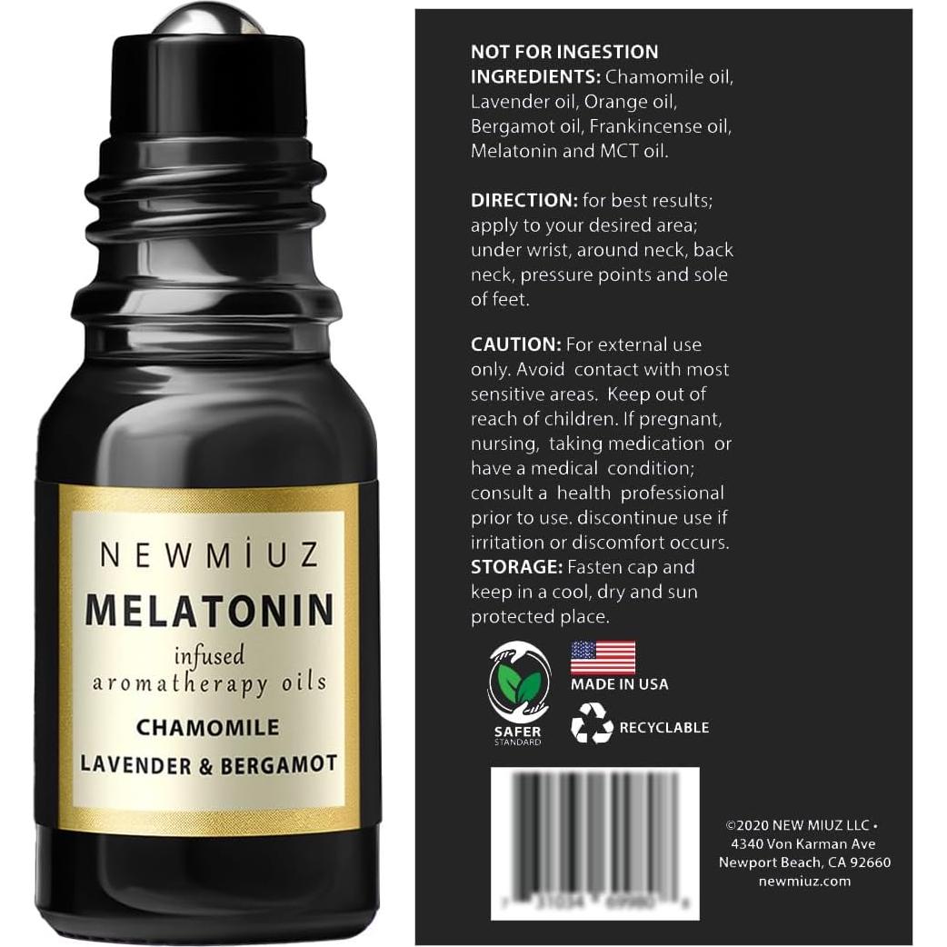 Aceite Esencial de Melatonina Roll On New Miuz 10ml