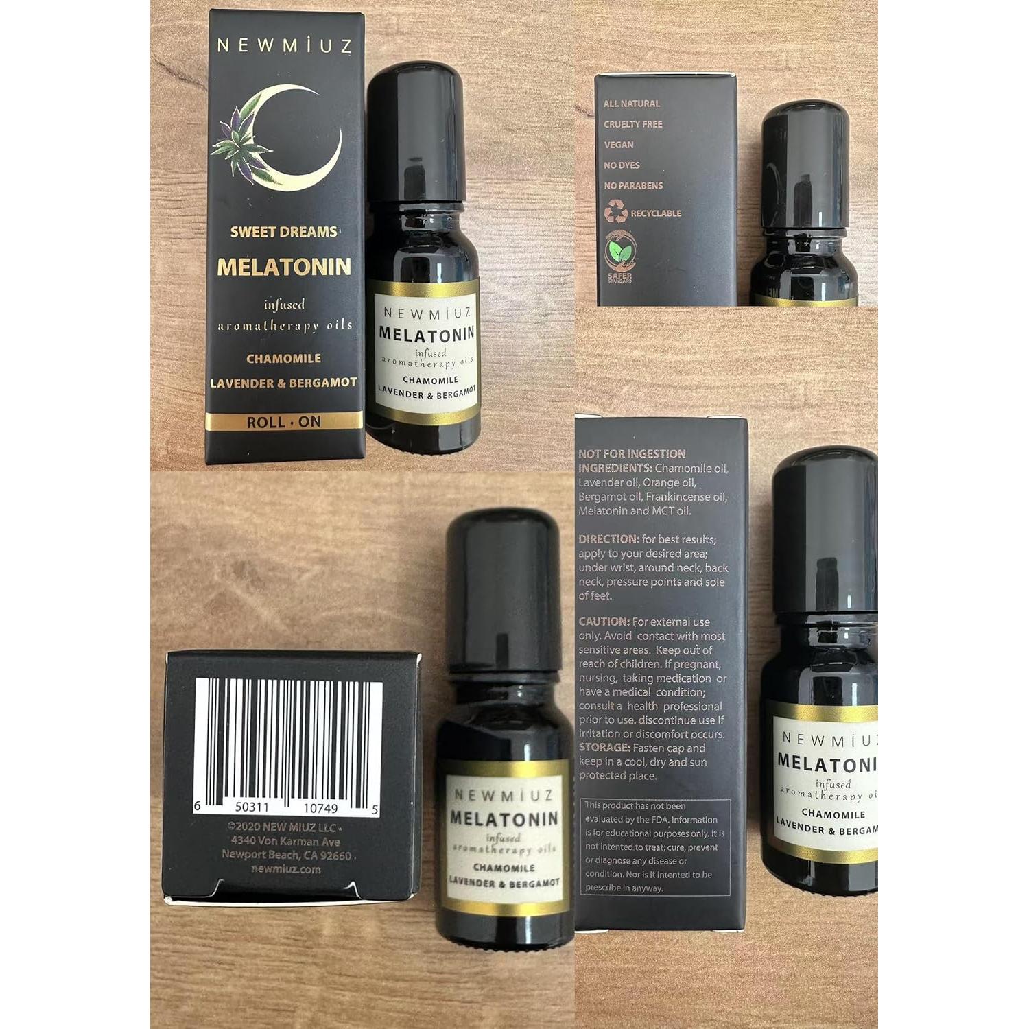 Aceite Esencial de Melatonina Roll On New Miuz 10ml