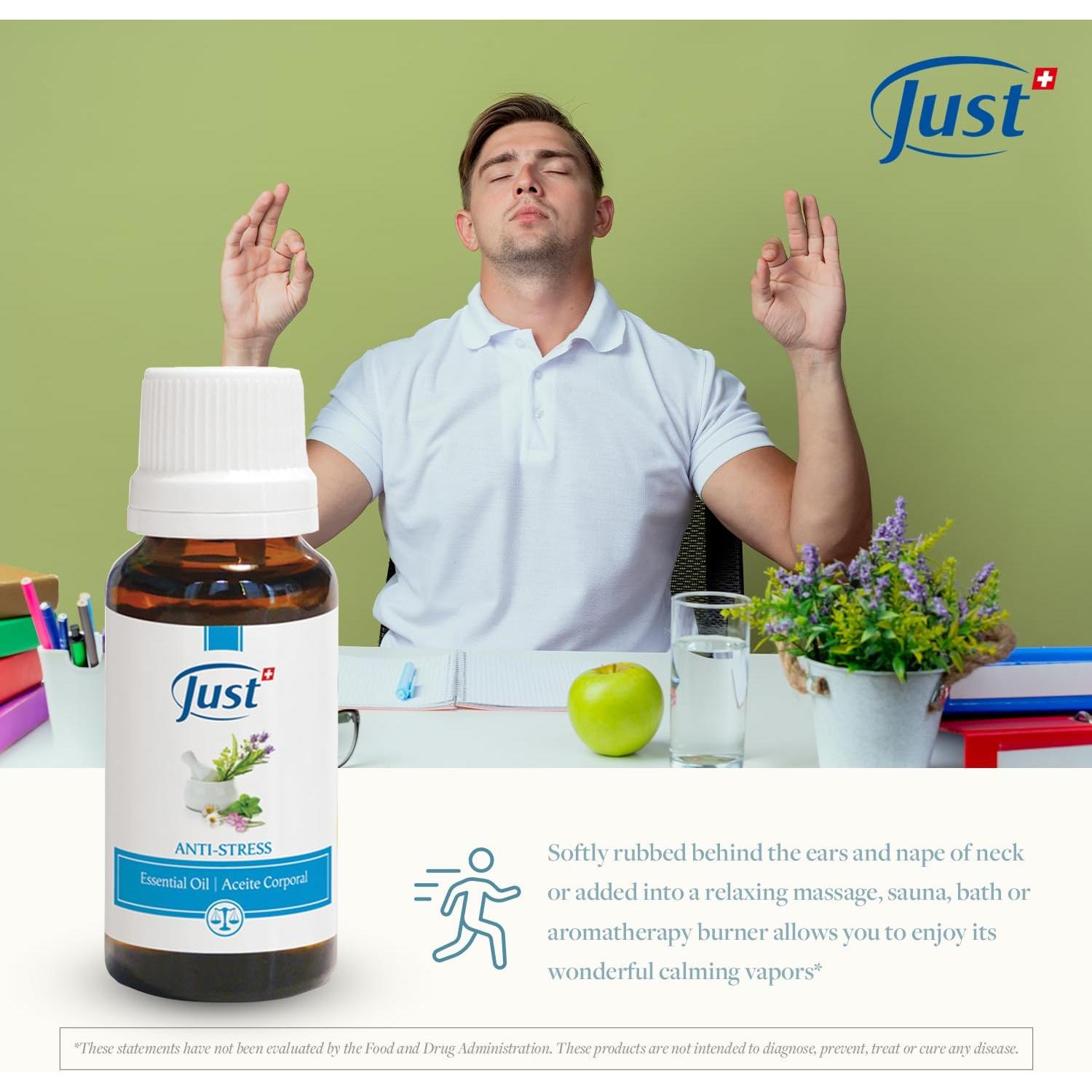 Aceite Esencial Antiestrés Swiss Just 20 ml - Relajación