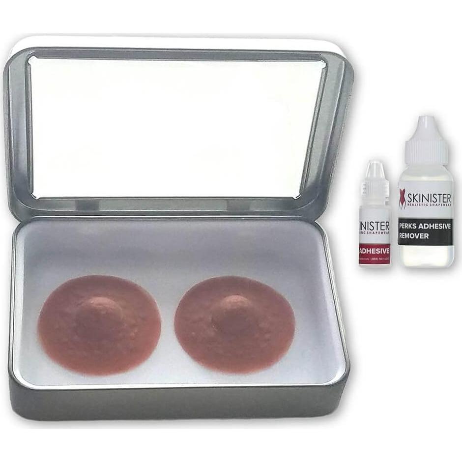 Pezones Prostéticos Perks | Silicona Rosa Grande