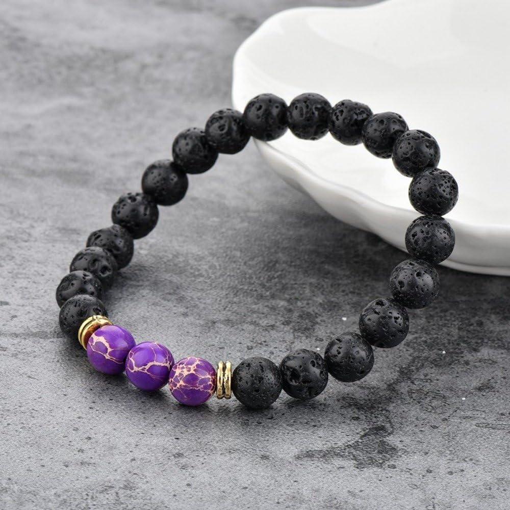 Pulsera de Lava Volcánica MYSTIQS con Difusor de Aceites