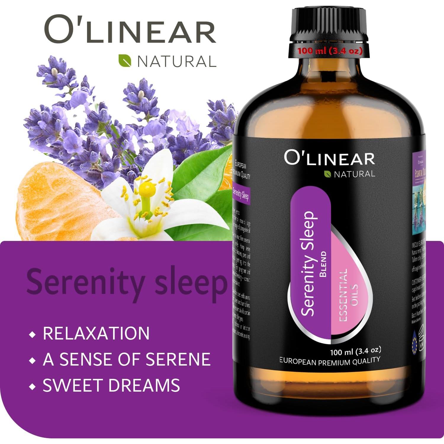 Aceite Esencial de Sueño Sereno O'linear 100 ml - Aromaterapia
