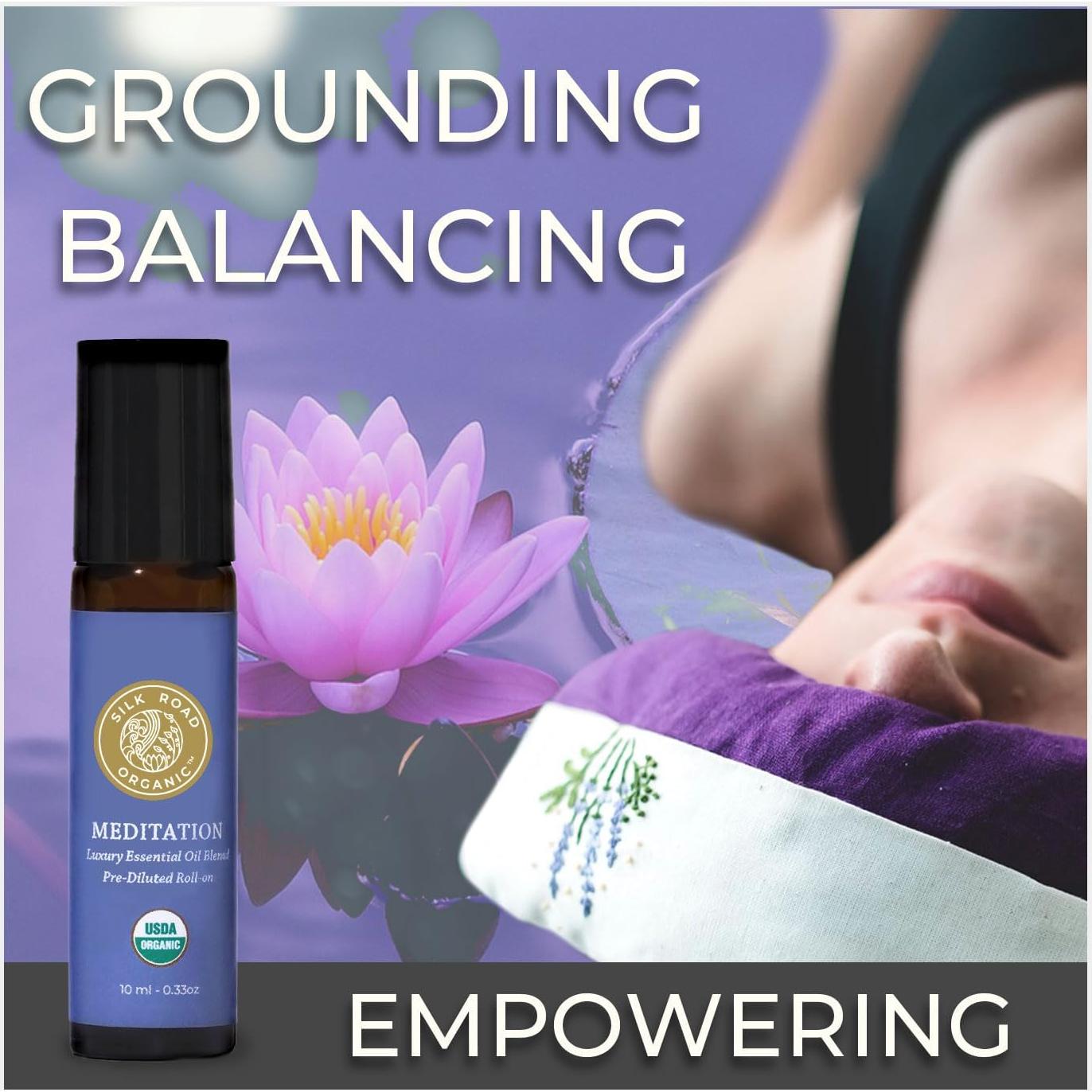 Aceite Esencial Orgánico Roll On Meditación Red Silk 10ml