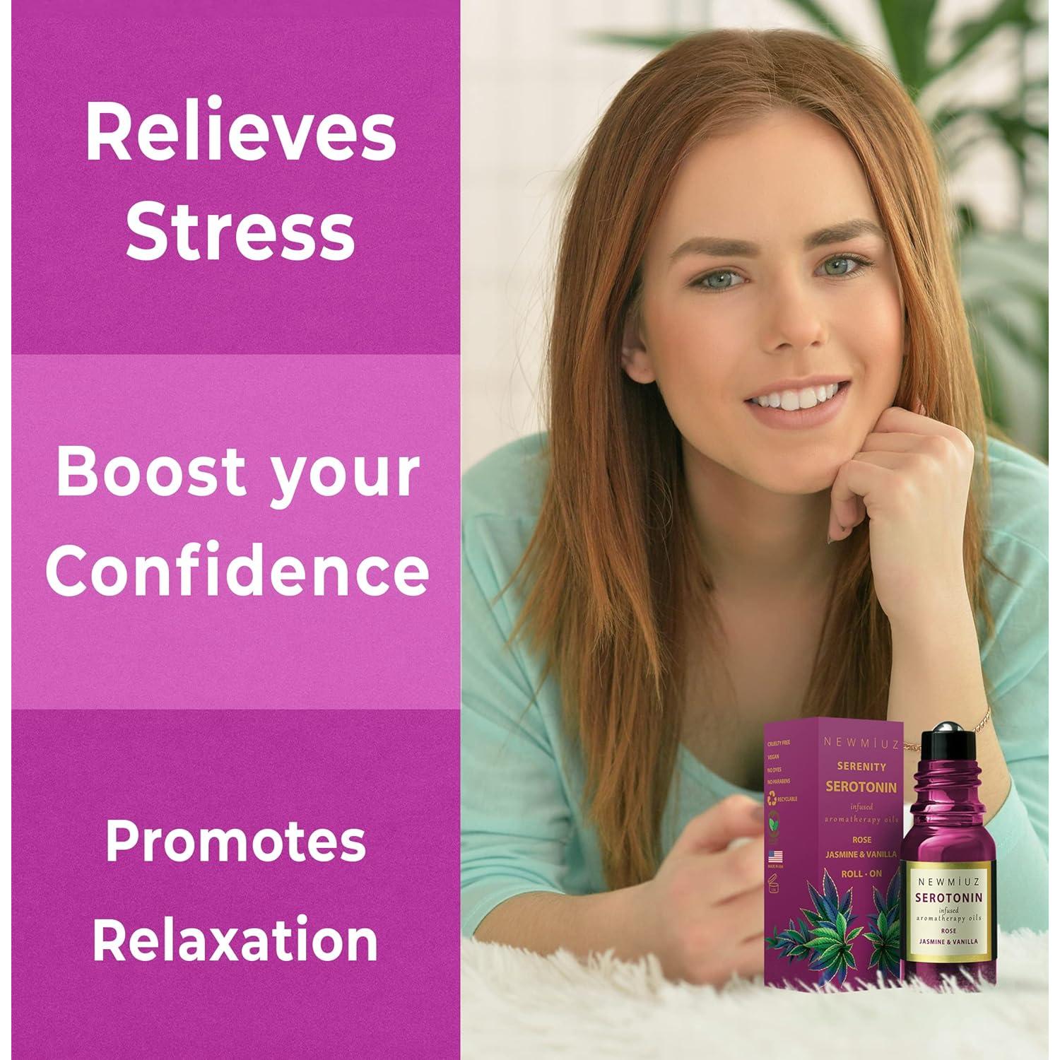 Roll On Aceite Esencial Alivio Estrés New Miuz 10ml