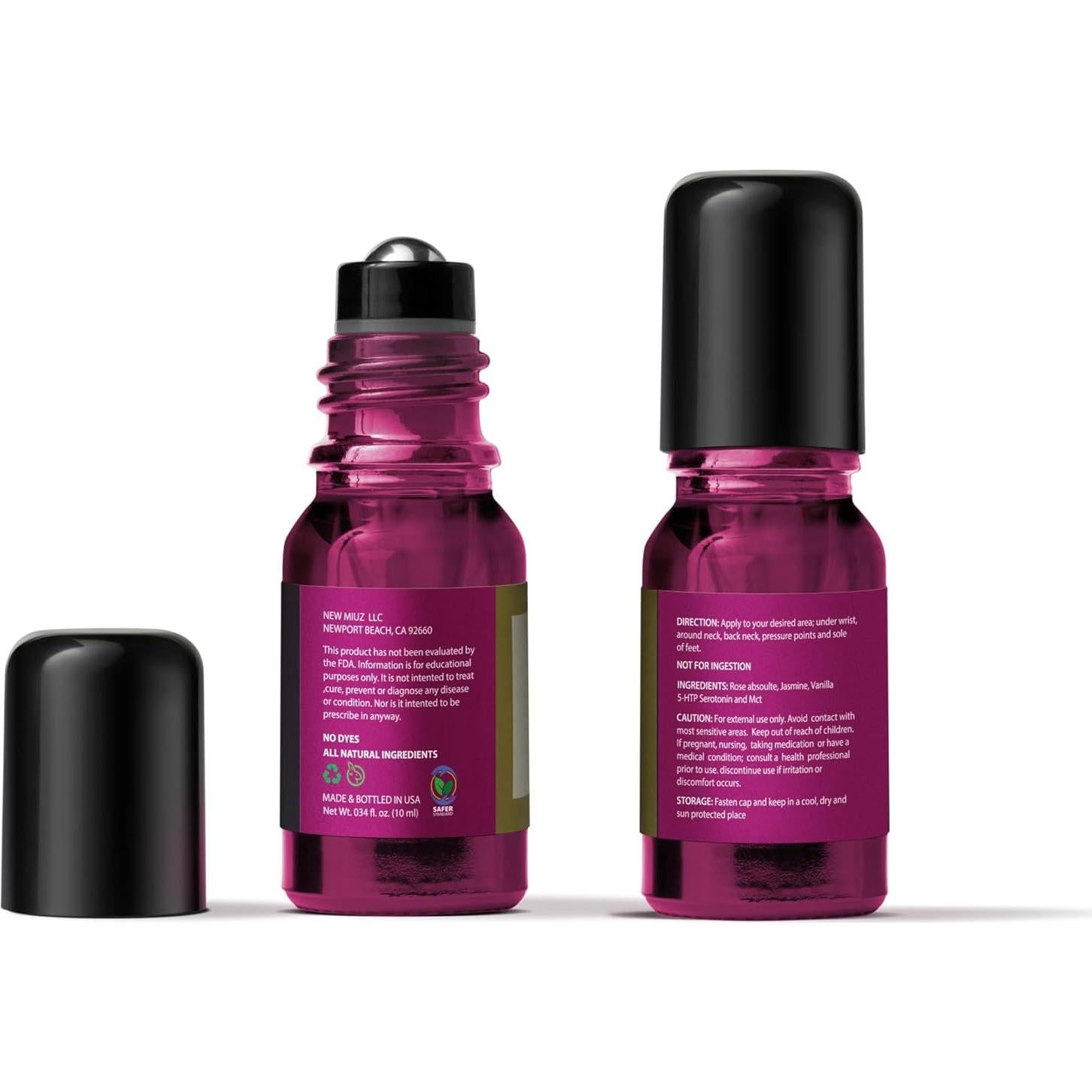 Roll On Aceite Esencial Alivio Estrés New Miuz 10ml