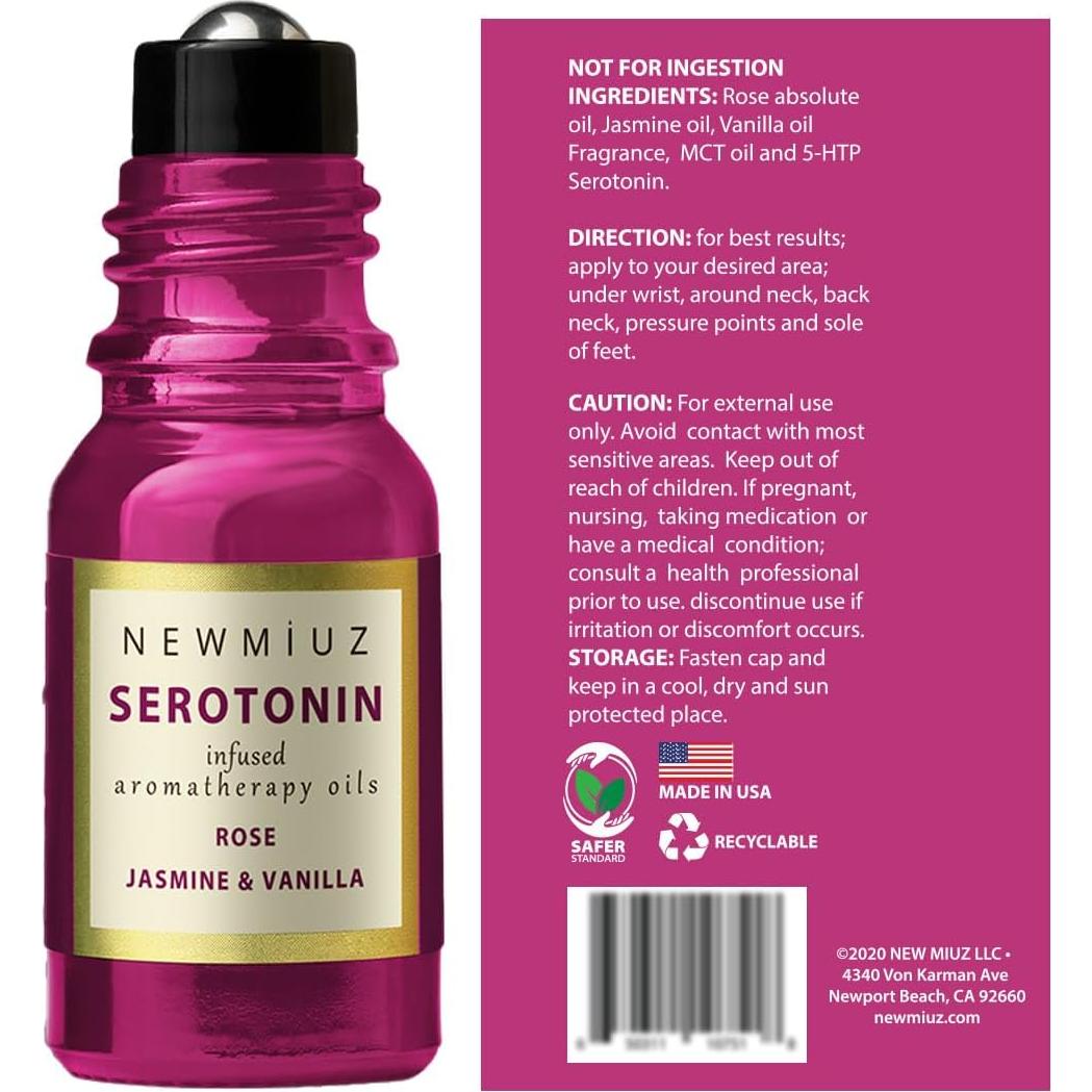 Roll On Aceite Esencial Alivio Estrés New Miuz 10ml