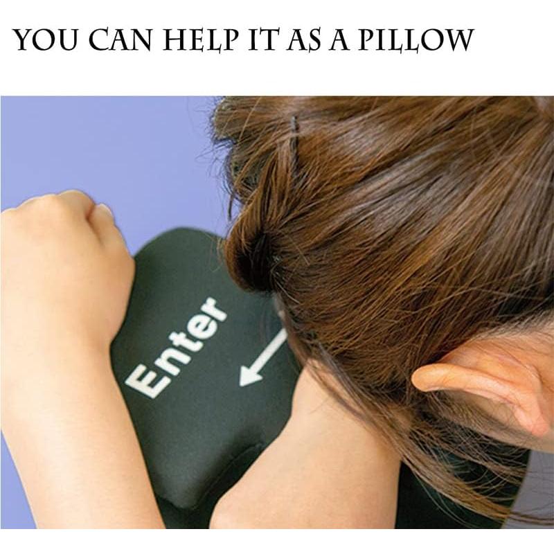 Almohada USB Tecla Enter Grande Genérico Negro 20x14cm