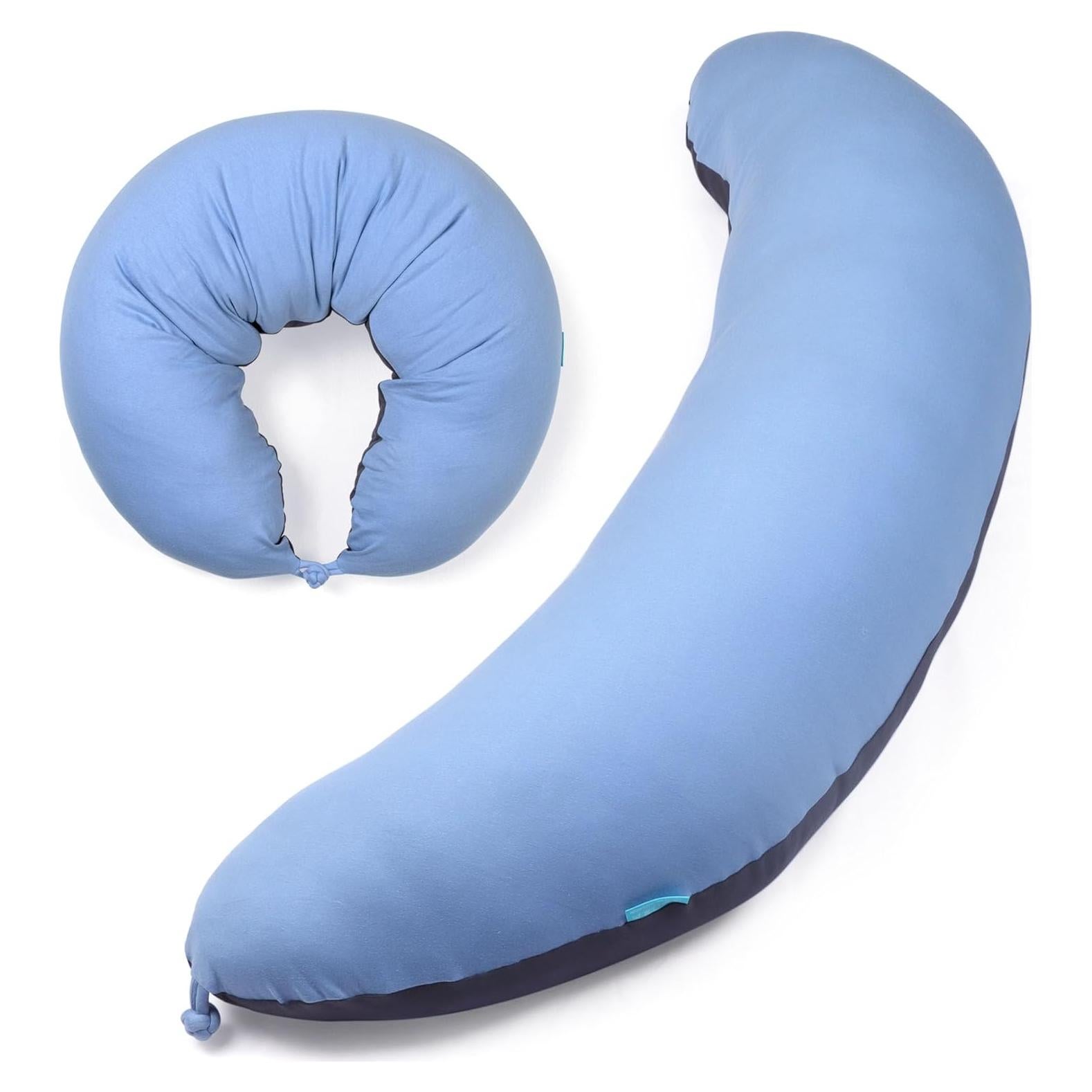 Almohada Corporal C BYRIVER 99CM Algodón Suave Azul