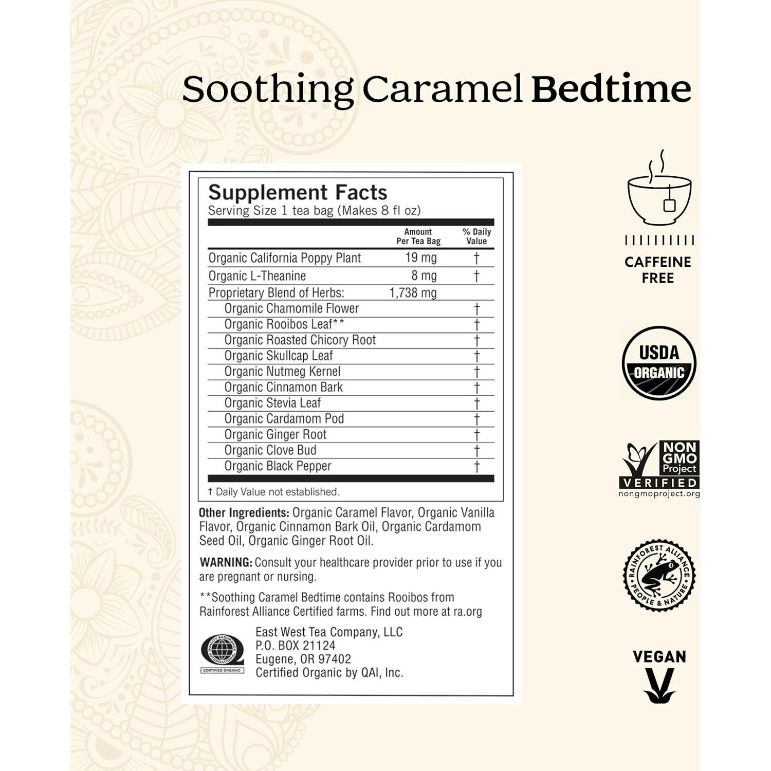 Té de Hierbas Orgánico Yogi - Alivio del Estrés y Muestra 6 Paquetes