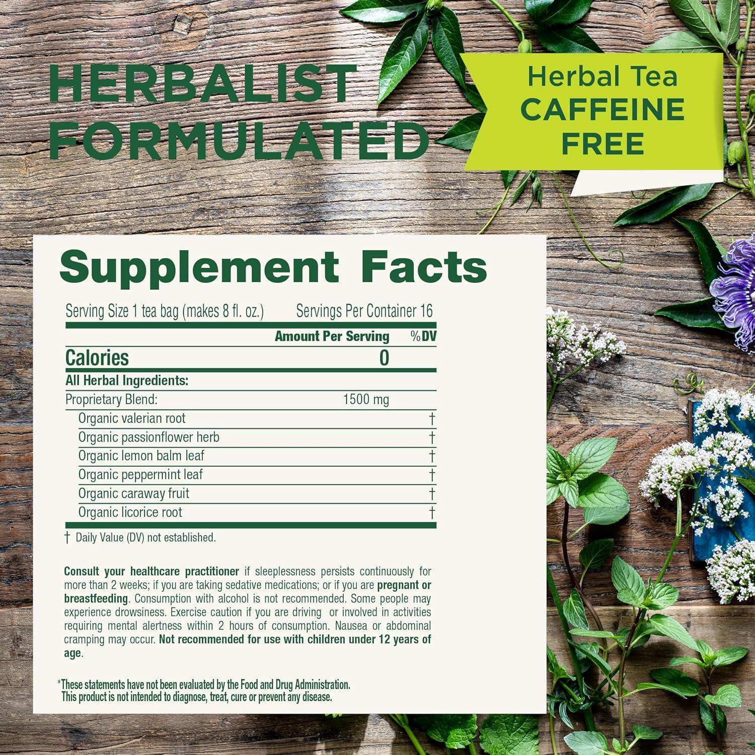 Té Orgánico Nighty Night Extra Traditional Medicinals 16 Bolsitas