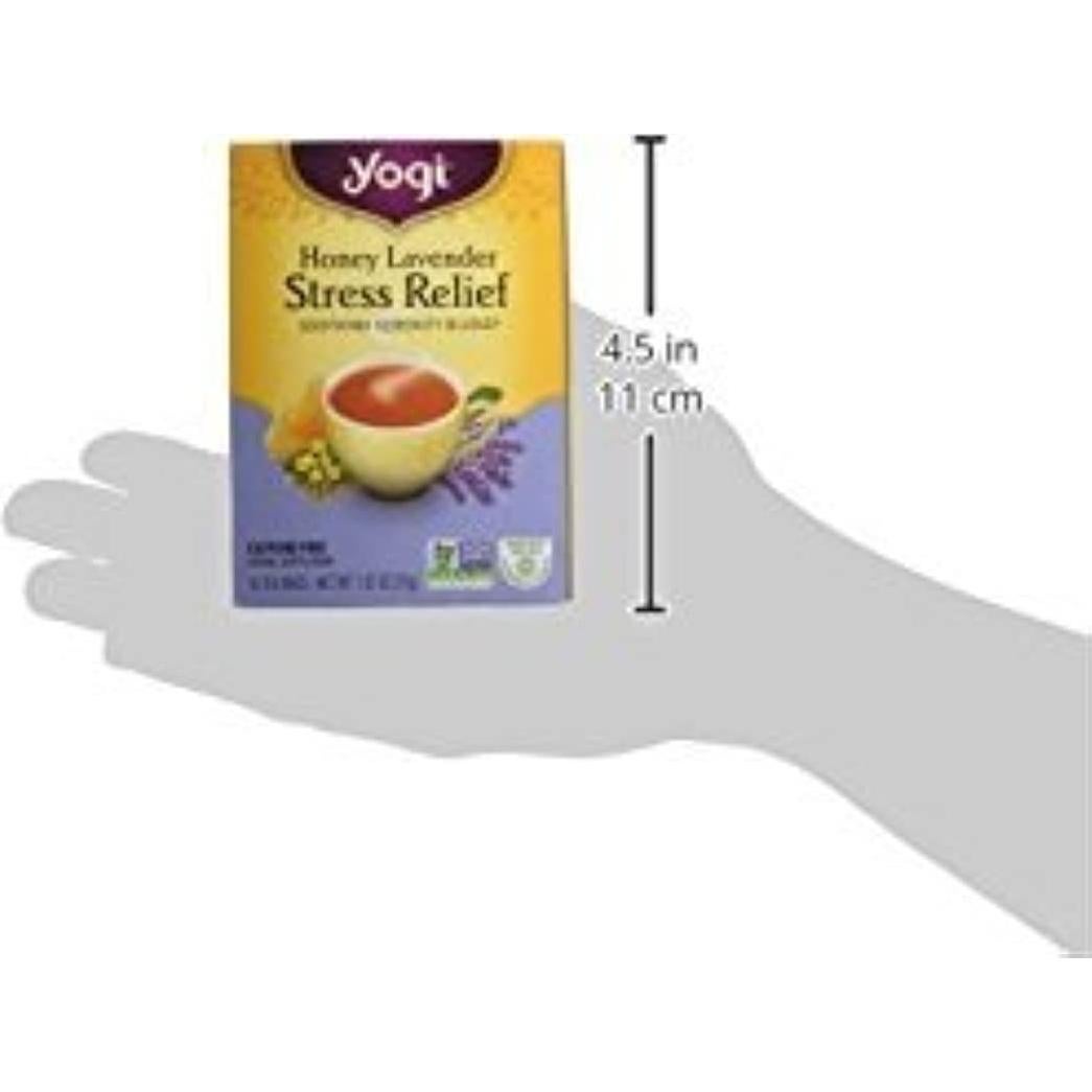 Té Yogi Miel Lavanda Alivio Estrés 16 Bolsitas Orgánico