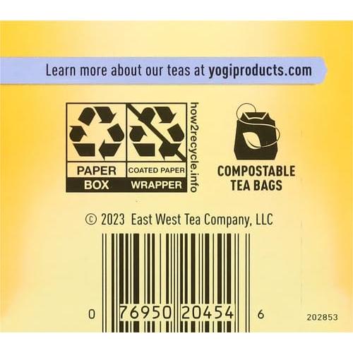 Té Yogi Miel Lavanda Alivio Estrés 16 Bolsitas Orgánico