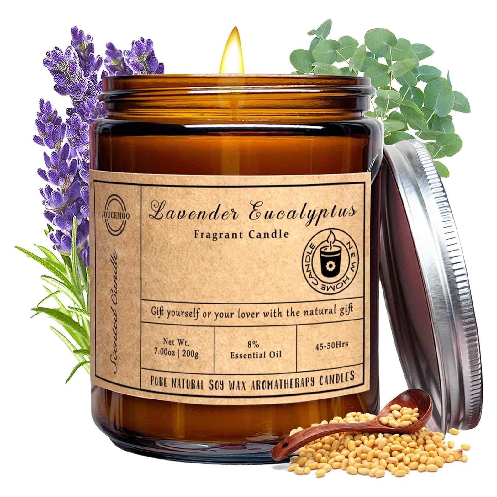 Vela Aromática Eucalipto y Lavanda JOUCEMOO 295g