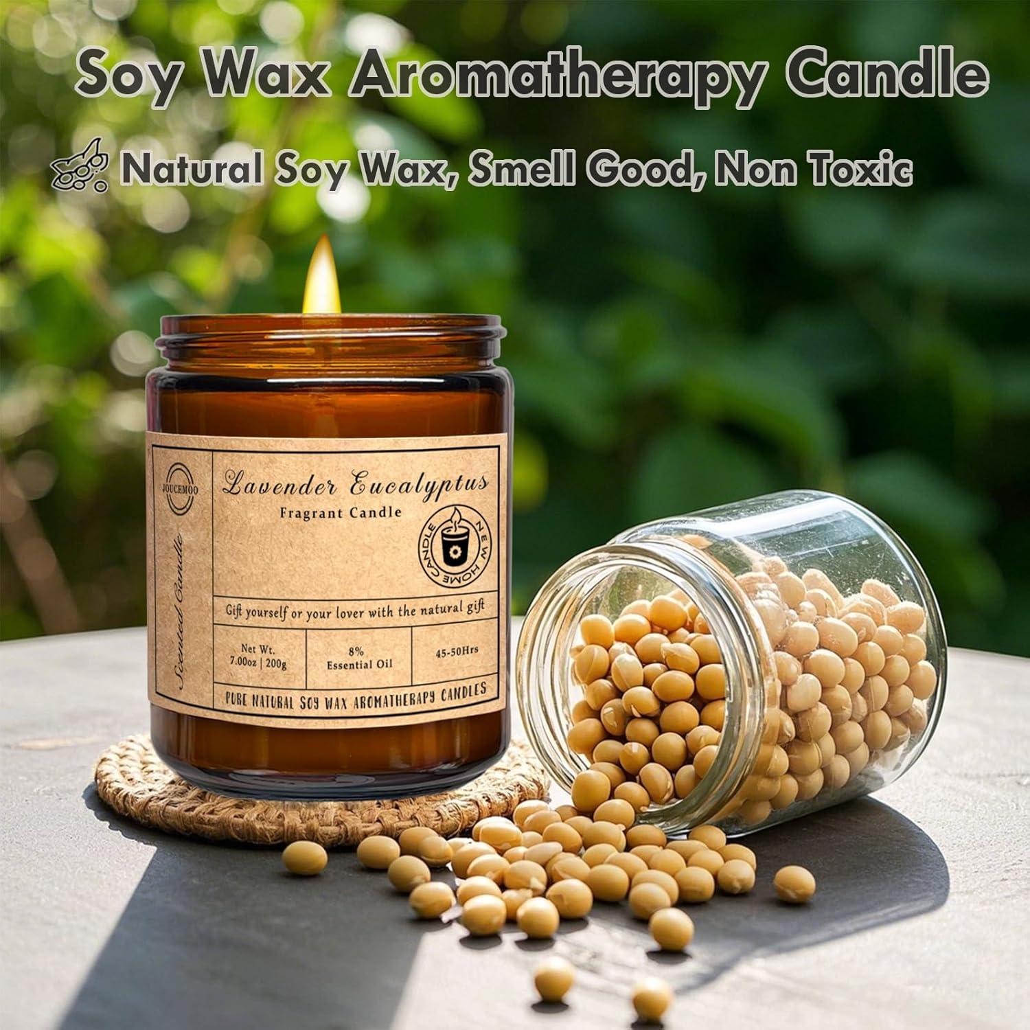 Vela Aromática Eucalipto y Lavanda JOUCEMOO 295g