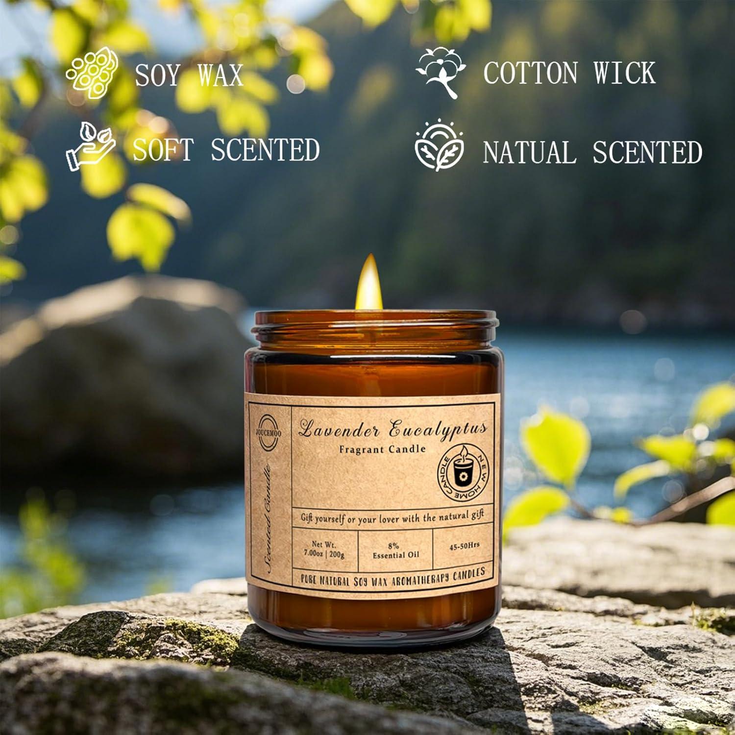 Vela Aromática Eucalipto y Lavanda JOUCEMOO 295g