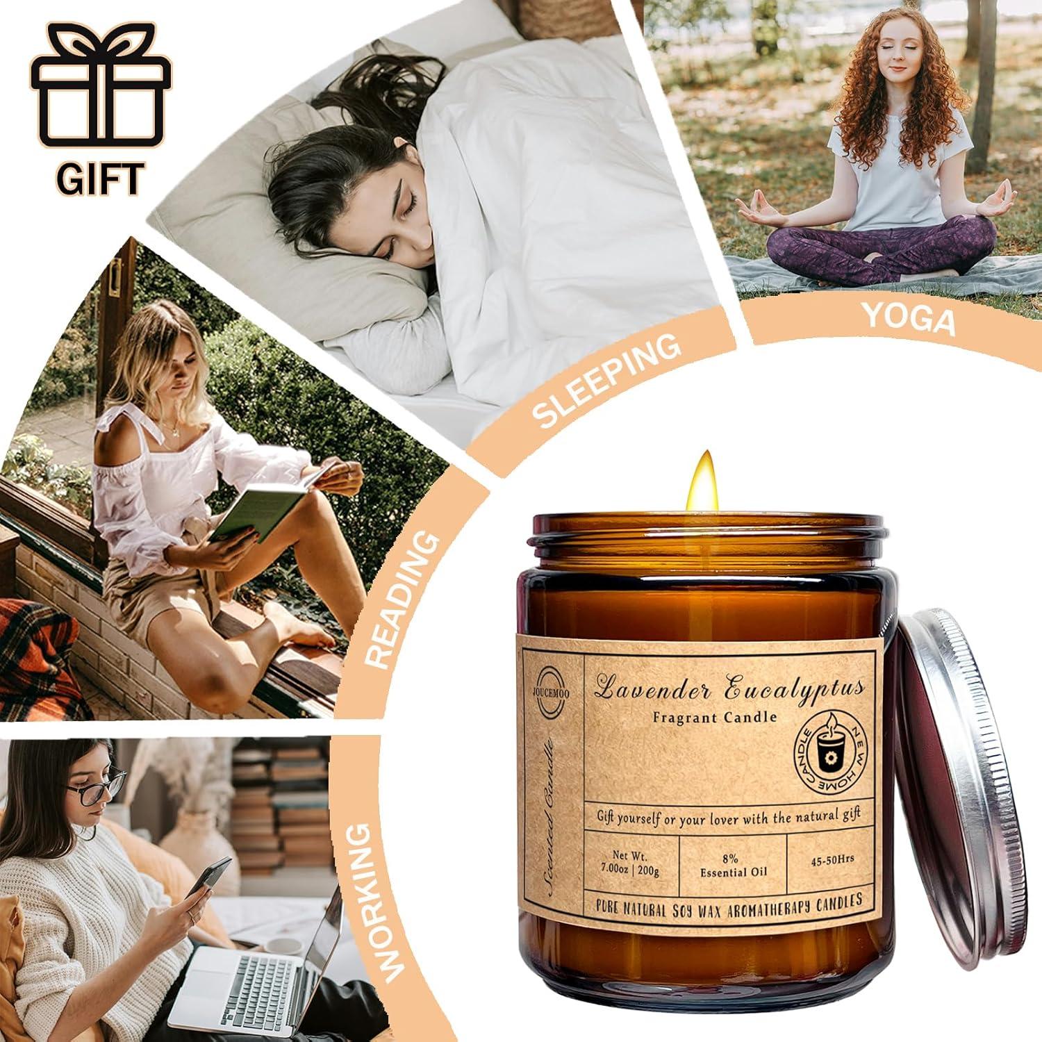 Vela Aromática Eucalipto y Lavanda JOUCEMOO 295g