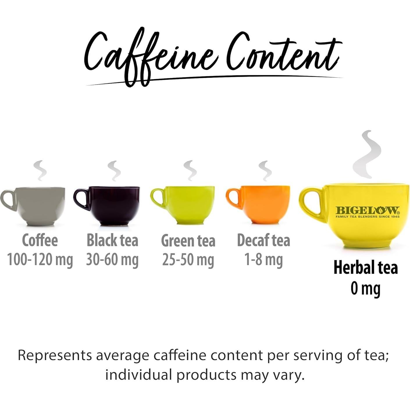 Té de Hierbas Bigelow Benefits Rosa y Menta Sin Cafeína 108 Bolsitas