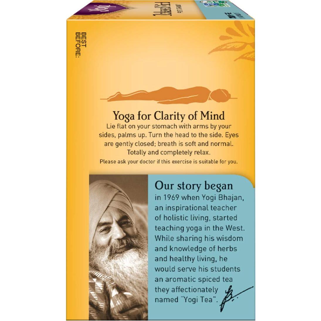 Té Yogi Mente Relajada - 16 Bolsitas 68g