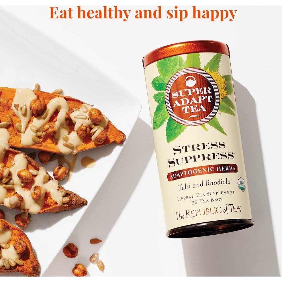 Té Herbal Orgánico La República del Té 36 Bolsitas Tulsi Rhodiola