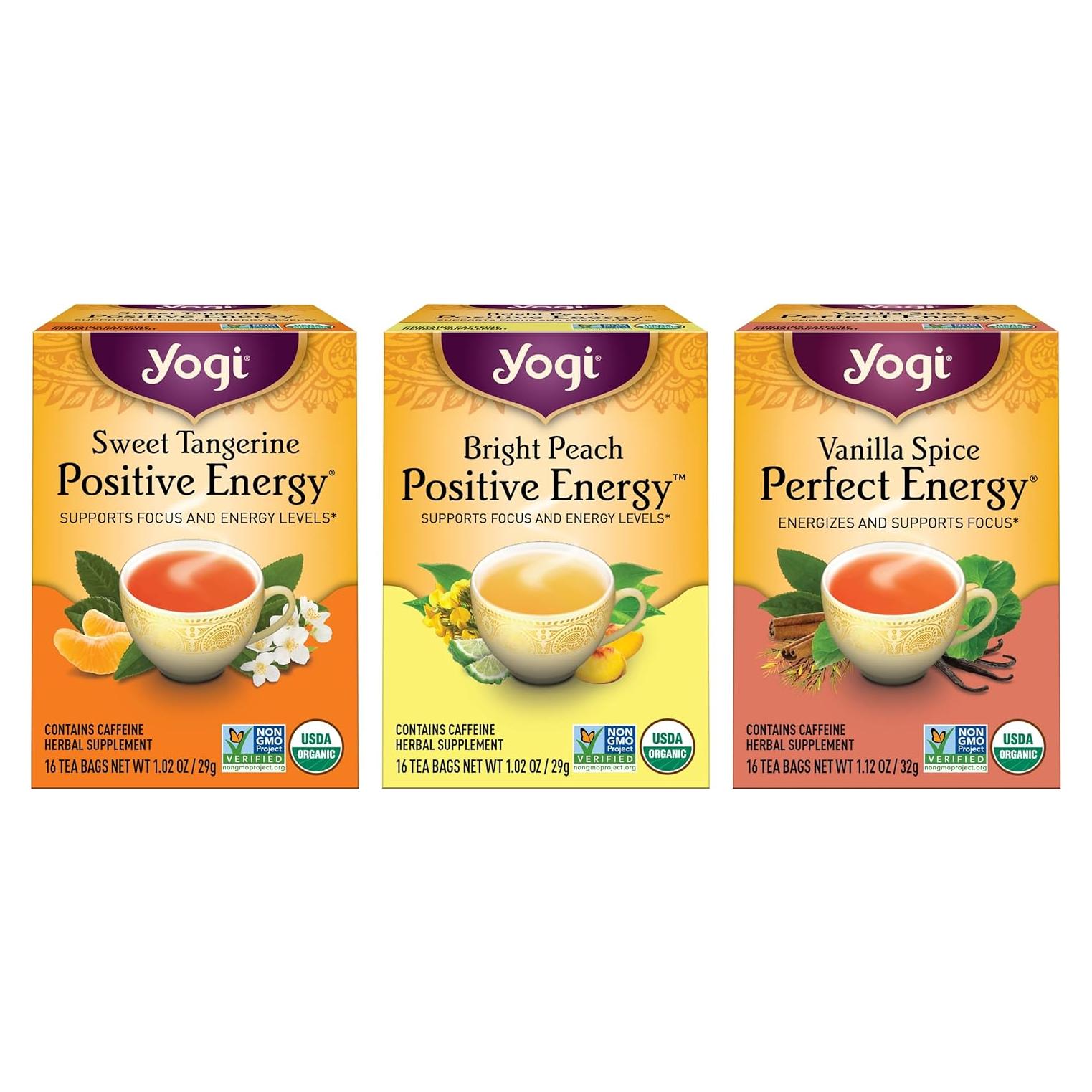 Yogi Tea Muestra Energía Orgánica 3 Bolsitas Sabor