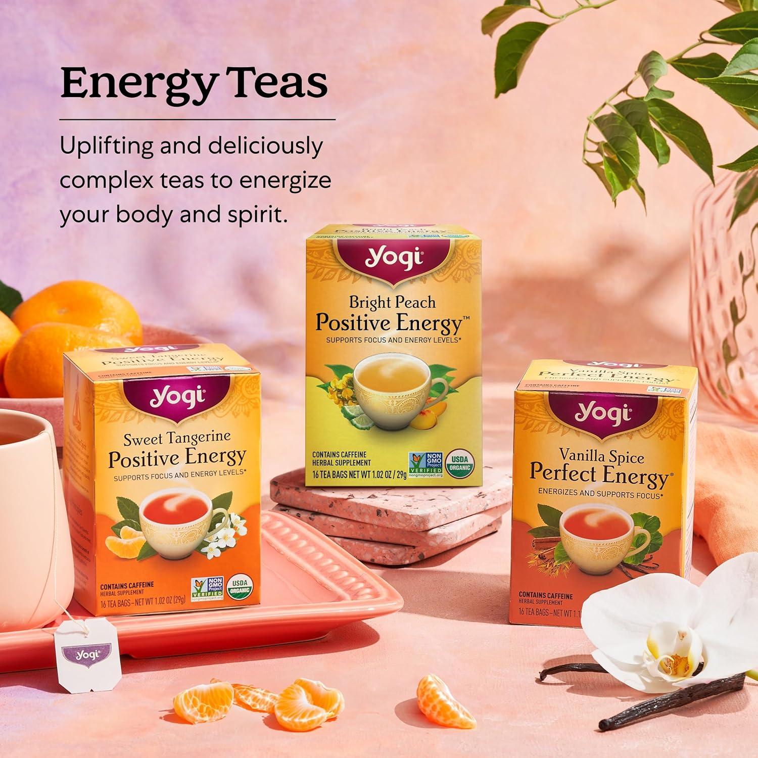 Yogi Tea Muestra Energía Orgánica 3 Bolsitas Sabor