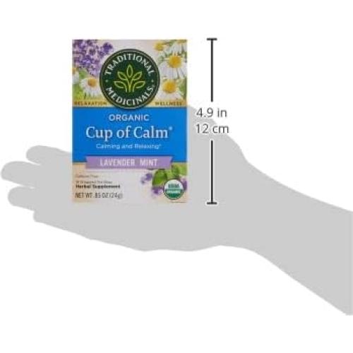 Té de hierbas orgánico Traditional Medicinals Cup of Calm 16 bolsitas