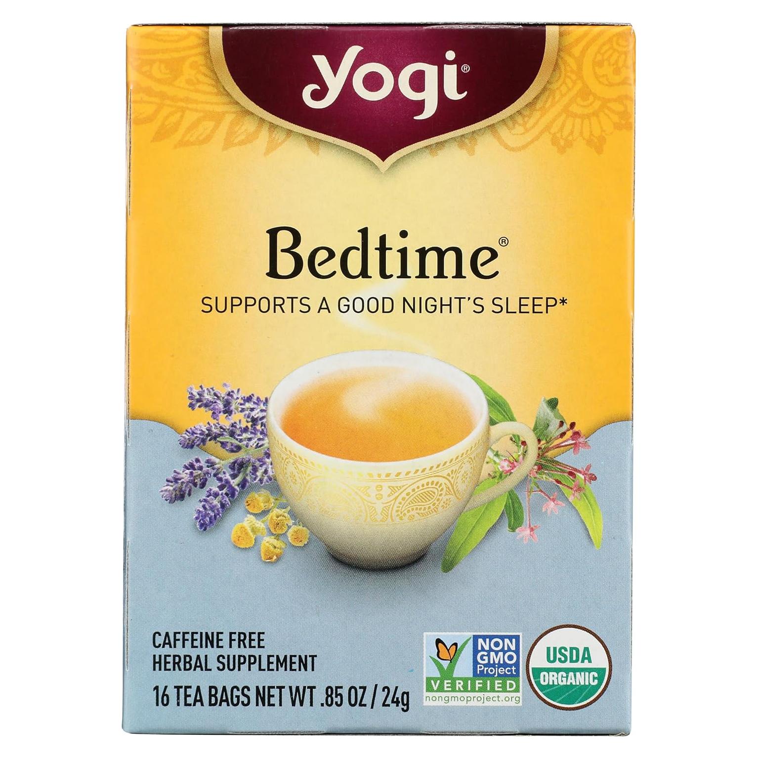 Té Orgánico Yogi para Dormir 16 Bolsitas Sin Cafeína