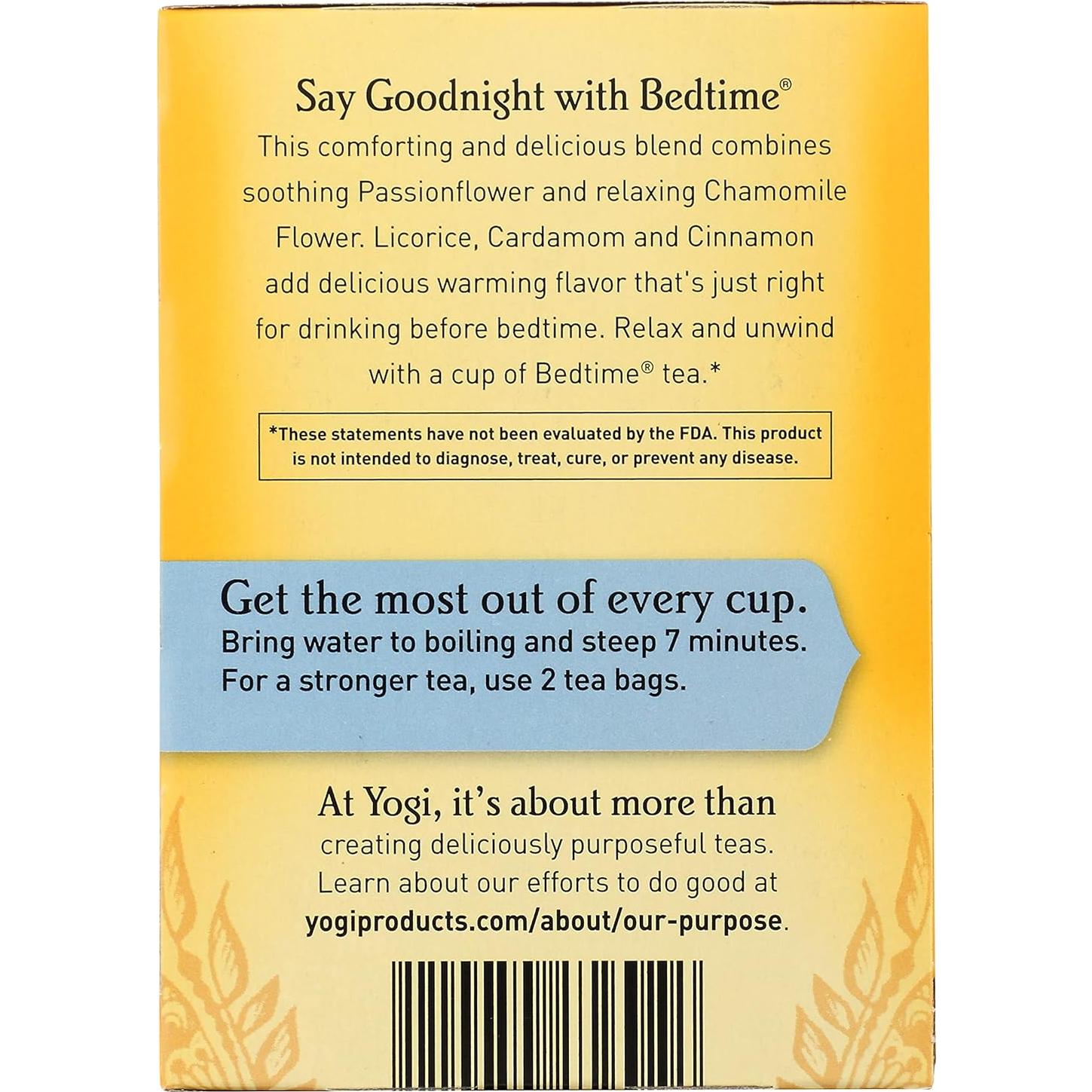 Té Orgánico Yogi para Dormir 16 Bolsitas Sin Cafeína