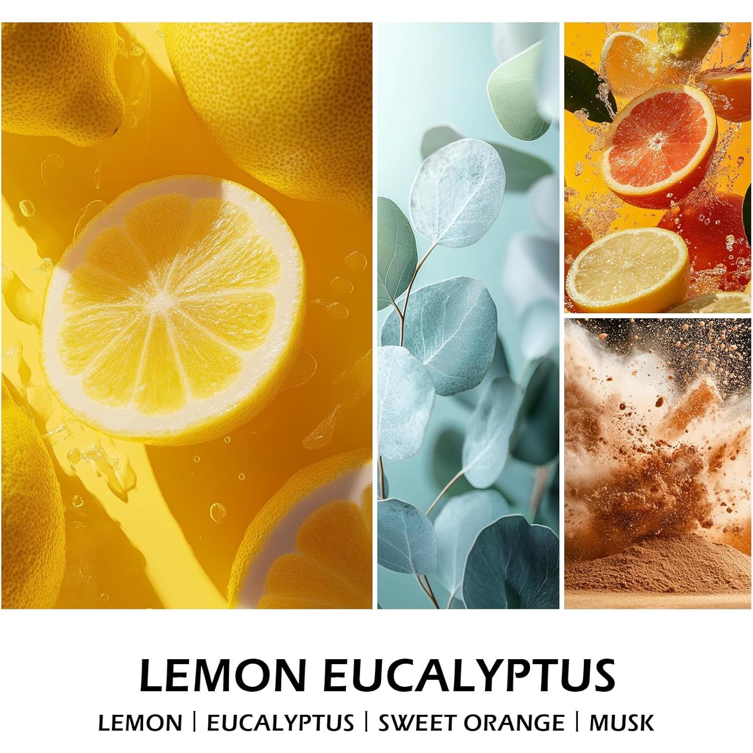 Vela Aromática Molensun Eucalipto Limón 198 g - Regalo Día de la Madre