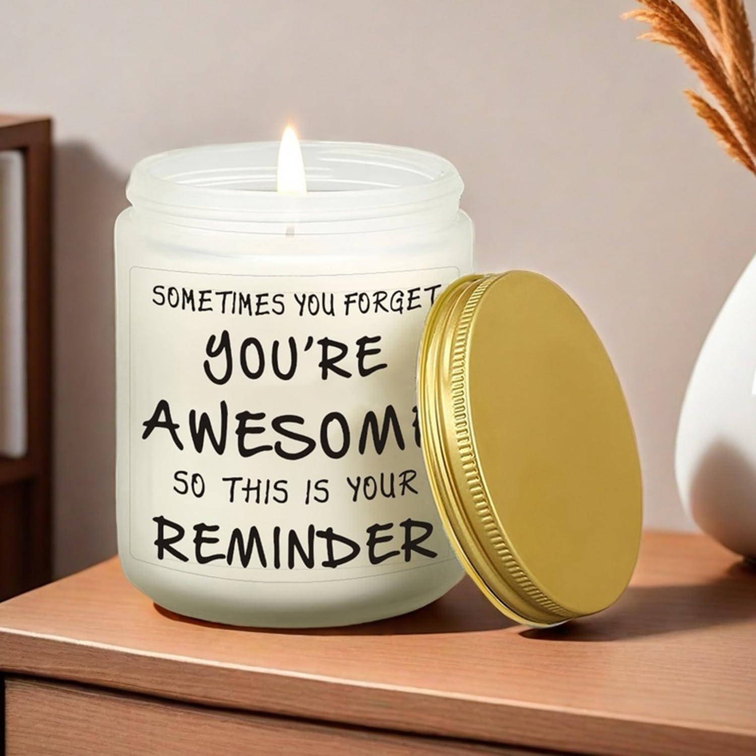 Vela Aromática de Lavanda BFJLIFE 100% Soja 7,6x9,9cm