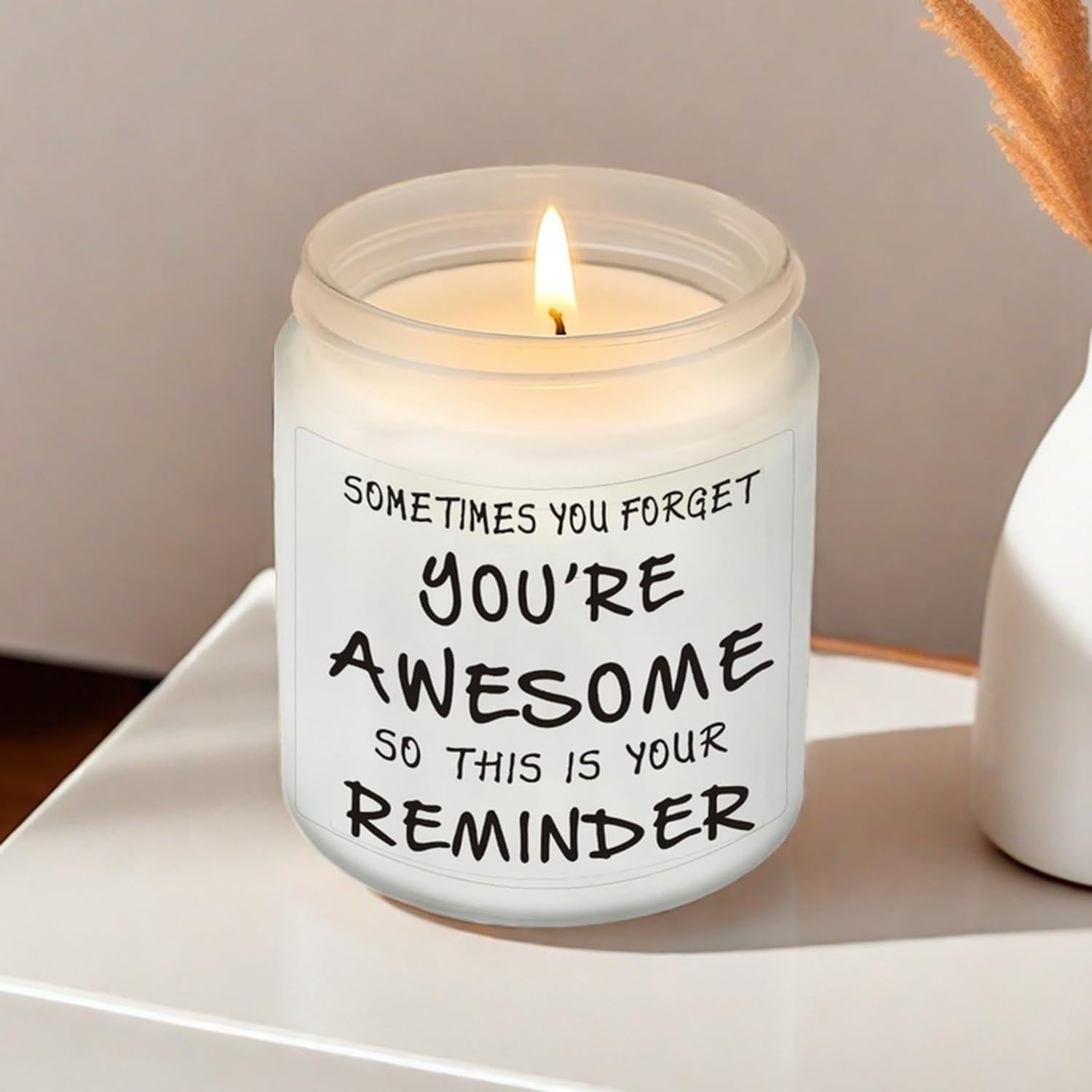 Vela Aromática de Lavanda BFJLIFE 100% Soja 7,6x9,9cm