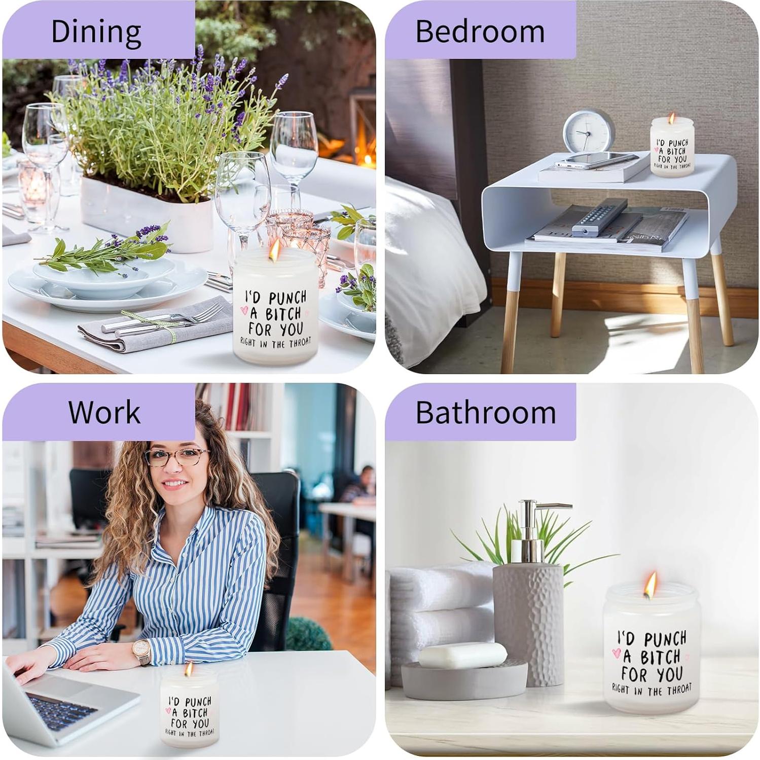 Vela Aromática Niviy 7oz Lavanda 100% Natural para Mujeres