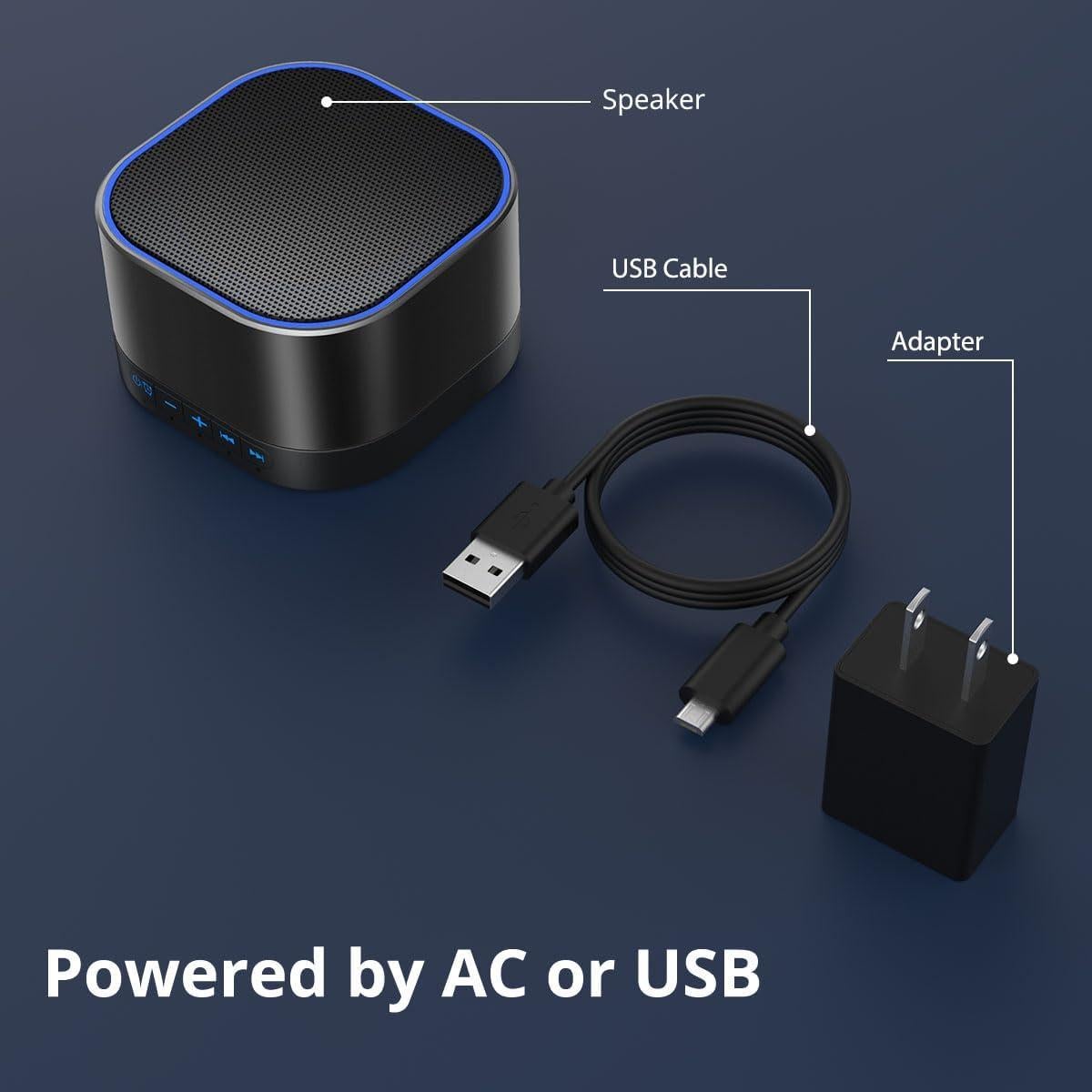 Máquina de Ruido Blanco Magicteam SN-A1 20 Sonidos Naturales