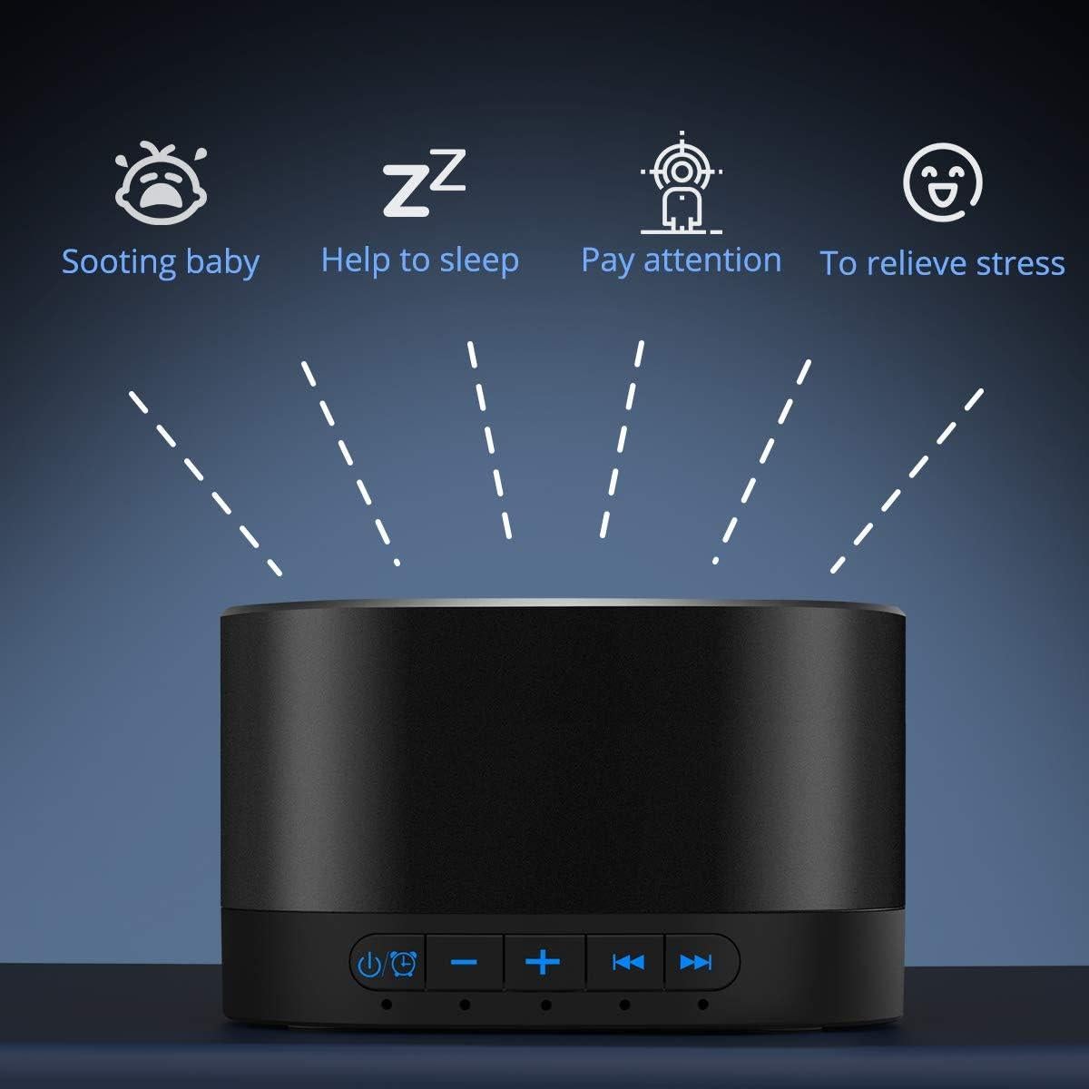 Máquina de Ruido Blanco Magicteam SN-A1 20 Sonidos Naturales