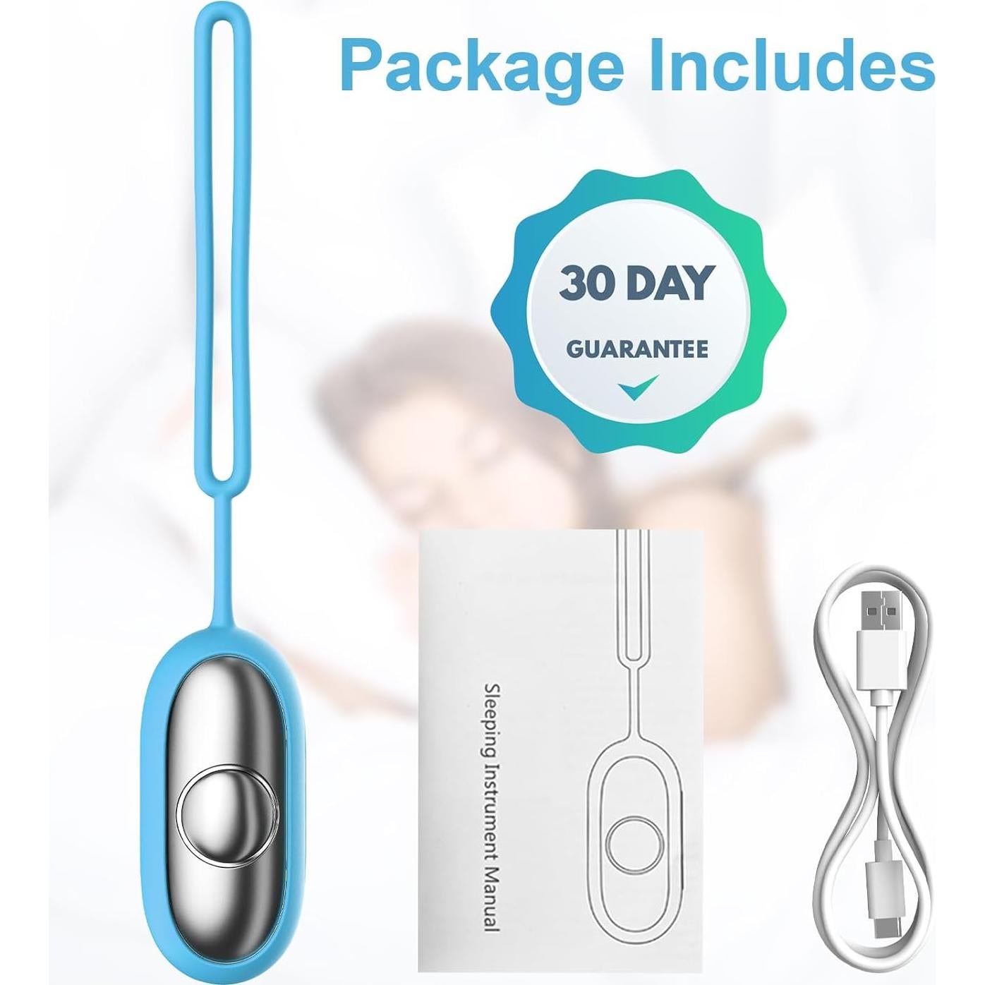 Dispositivo de Sueño Portátil Winkithw Azul - Micro-Corriente