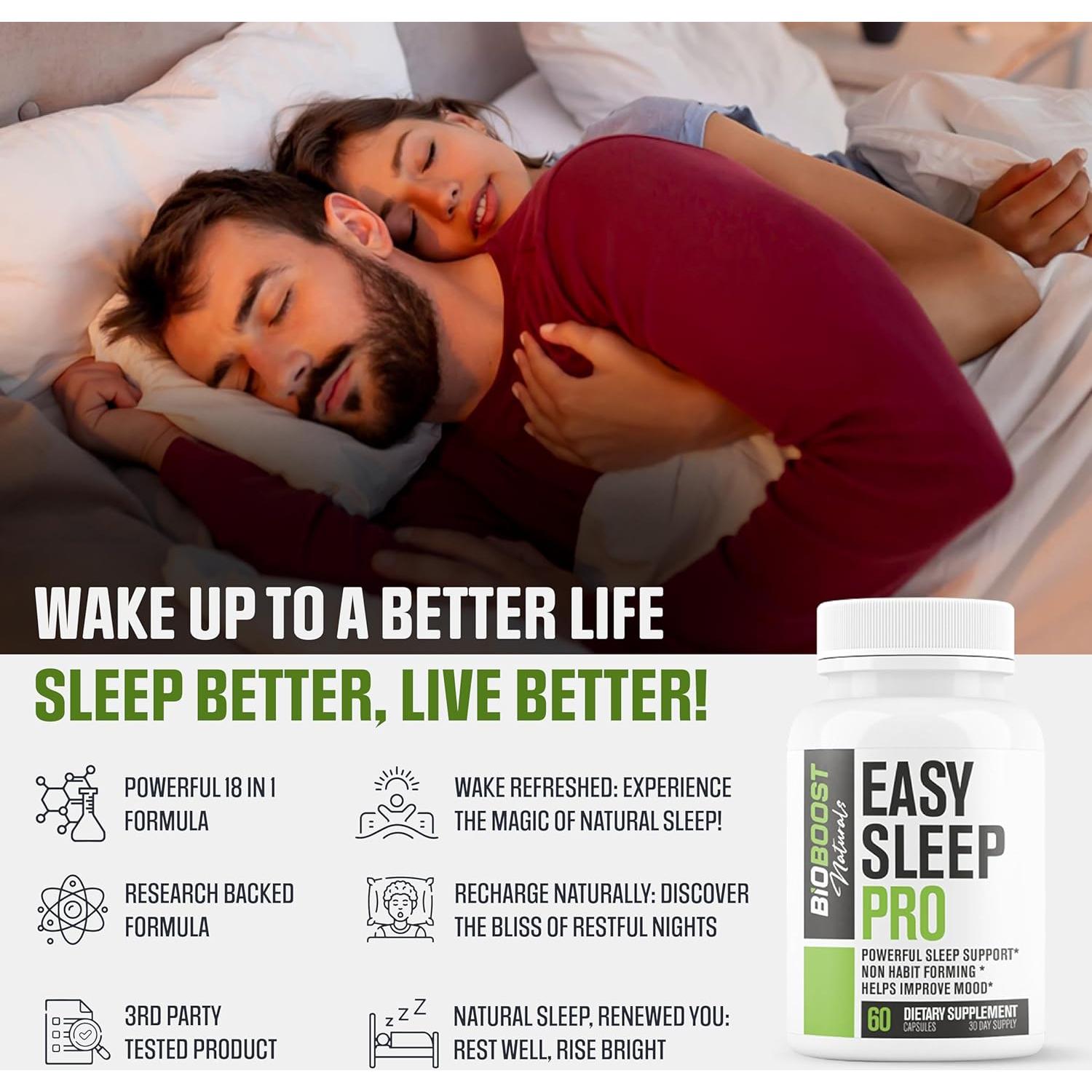 Suplemento para Dormir Easy Sleep Pro EPN - 60 Cápsulas