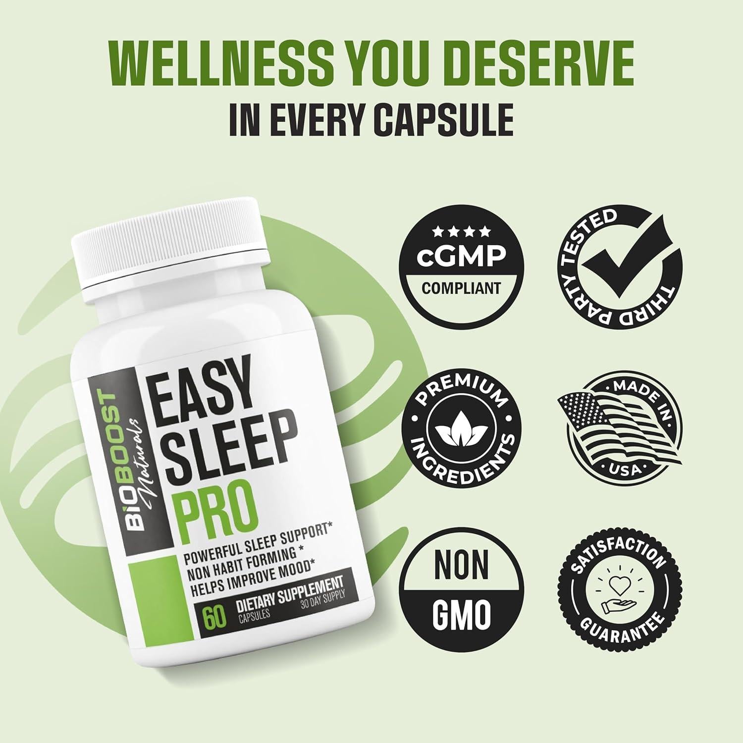 Suplemento para Dormir Easy Sleep Pro EPN - 60 Cápsulas