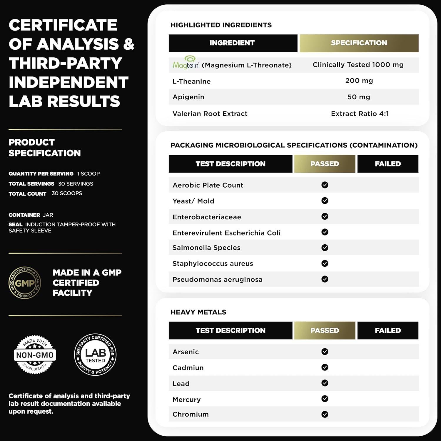 Suplemento de Magnesio L-Treonato ELMNT 1000mg + Melatonina