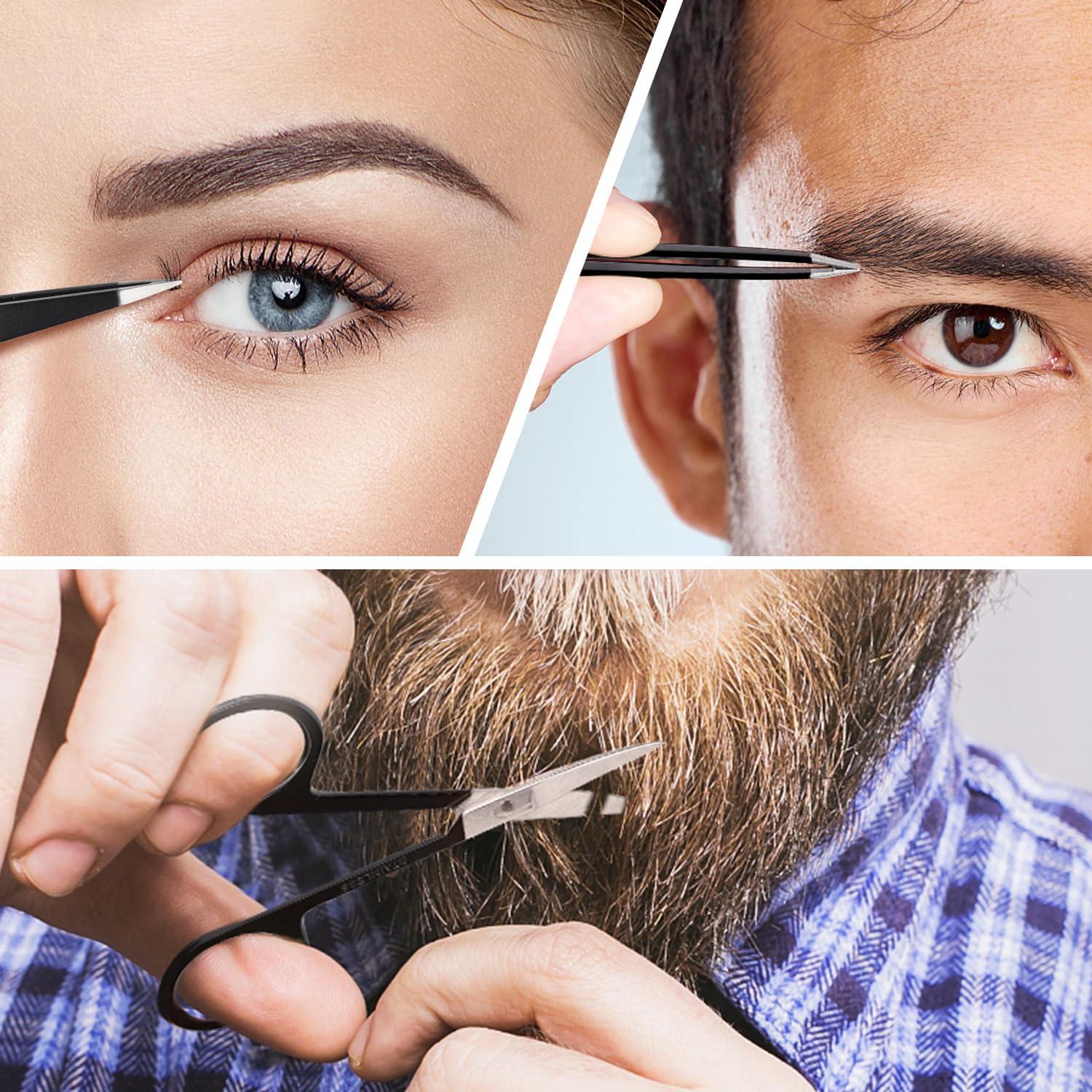 Kit de Manicura MORGLES 9 Piezas Acero Inoxidable Negro