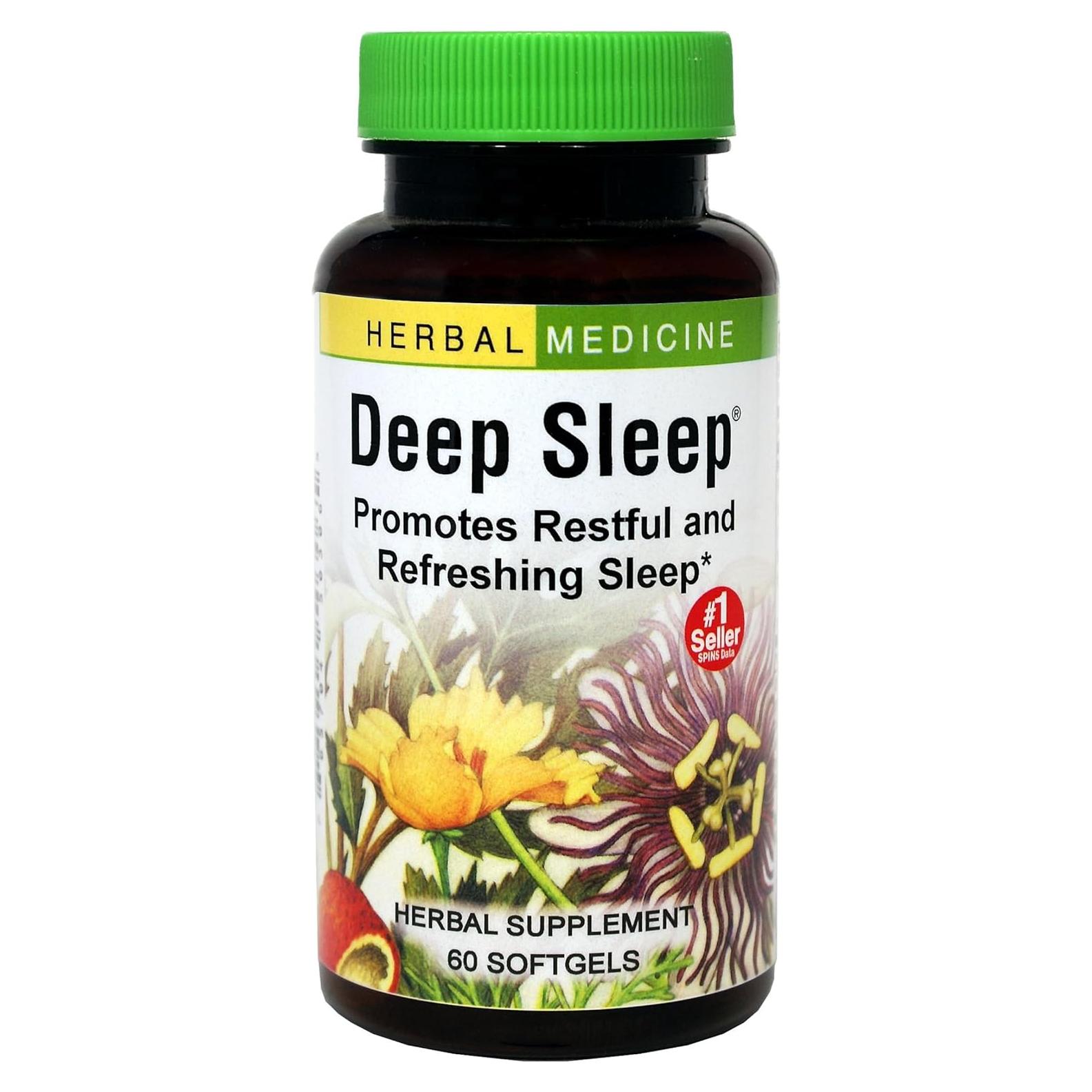 Suplemento Herbal Sueño Profundo Herbs Etc. - 60 Gelatinas