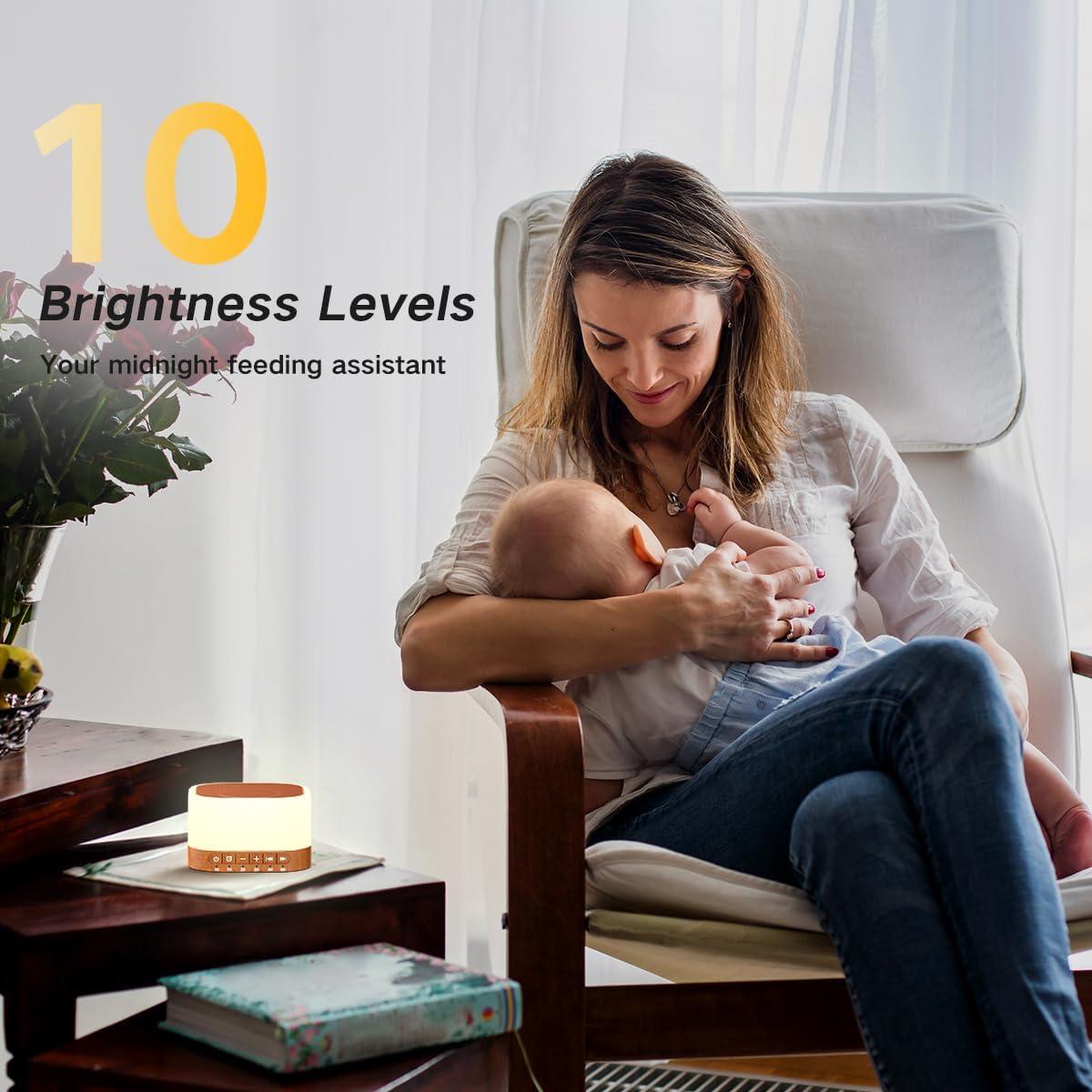 Máquina de Ruido Blanco SleeZOO A-55 con 25 Sonidos y Luz