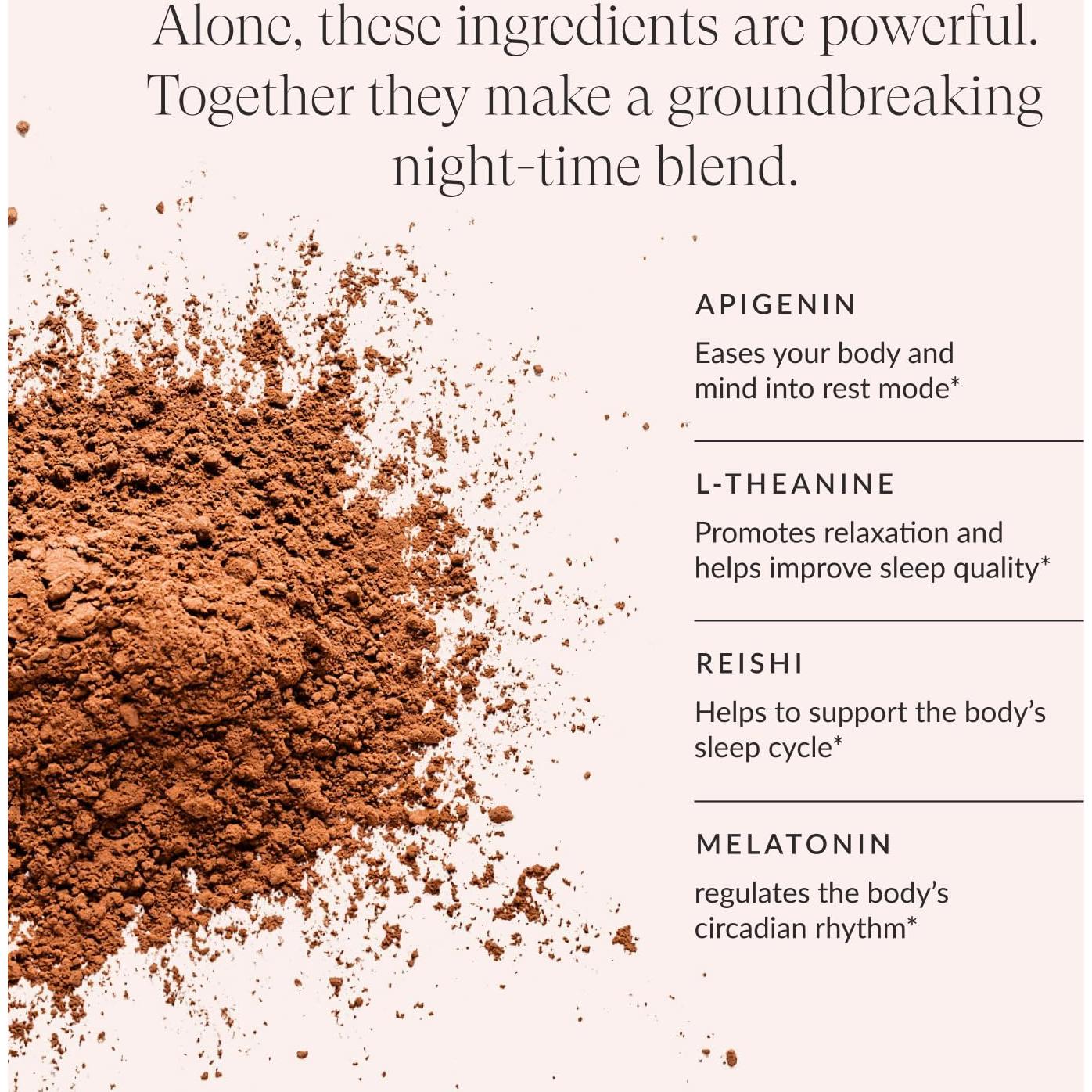 Beam Dream Polvo para Dormir Vegano 22 Porciones Canela Chocolate