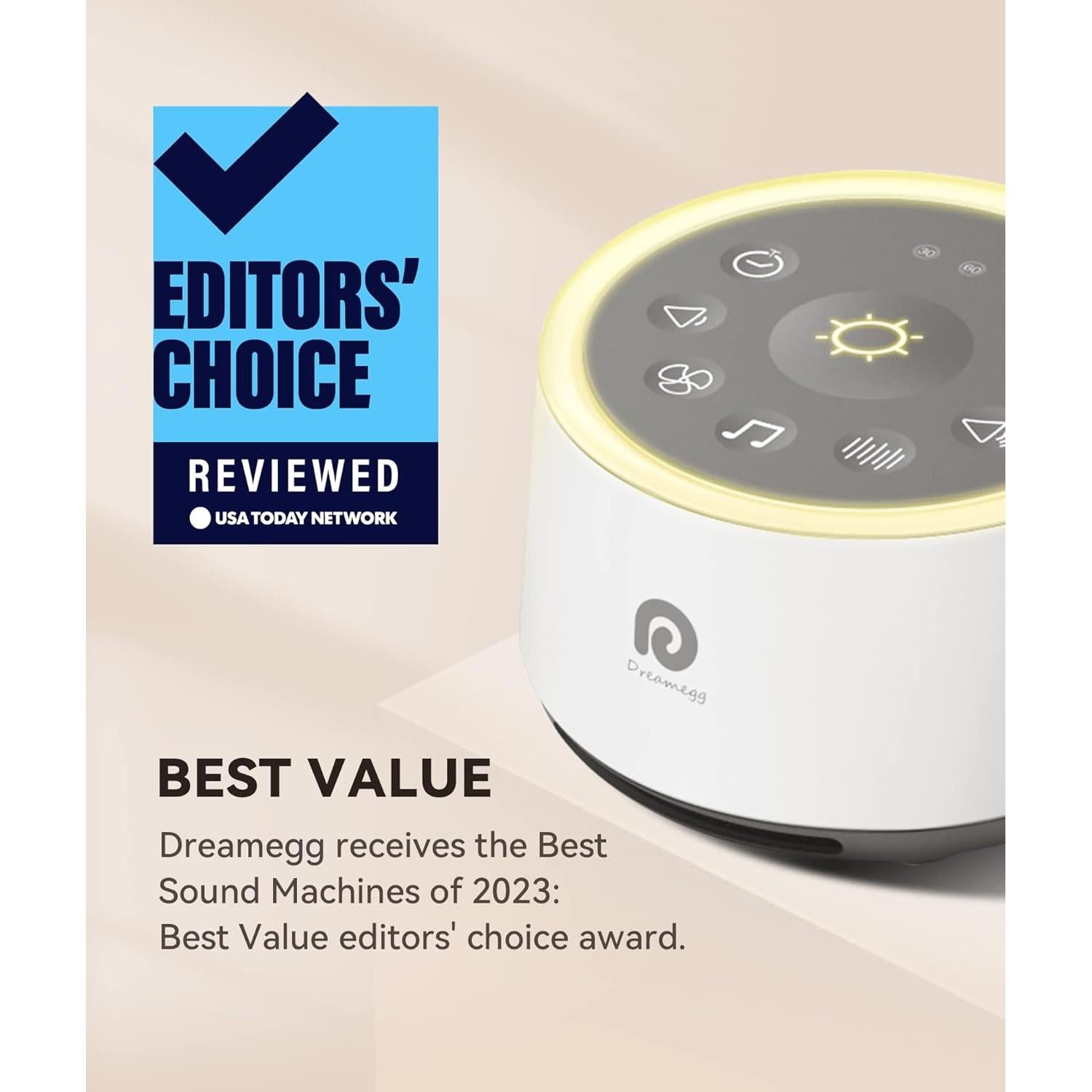 Máquina de Sonido Dreamegg D1 para Bebés con Luz Nocturna