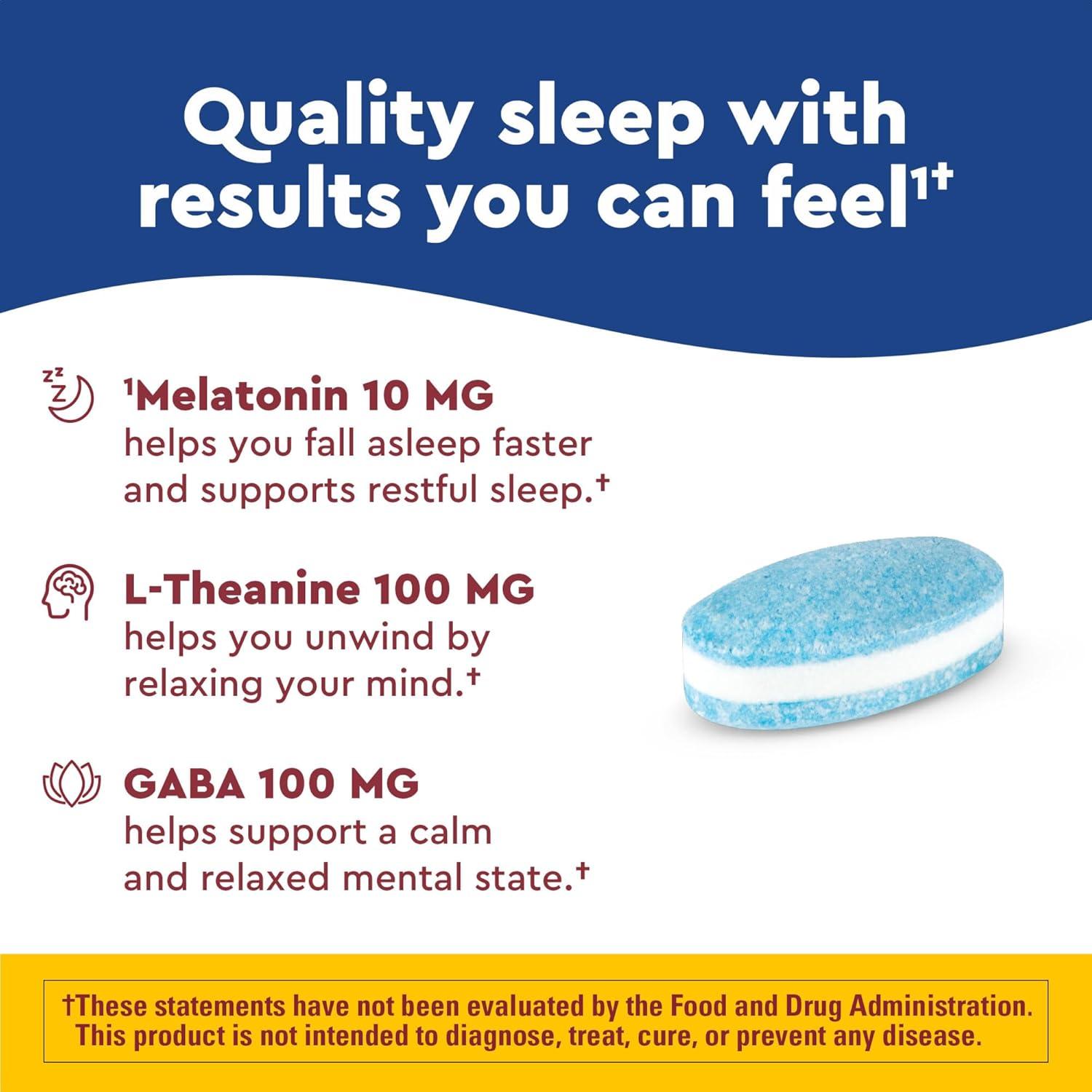 Nature Made Wellblends Suplemento para Dormir 10mg Melatonina