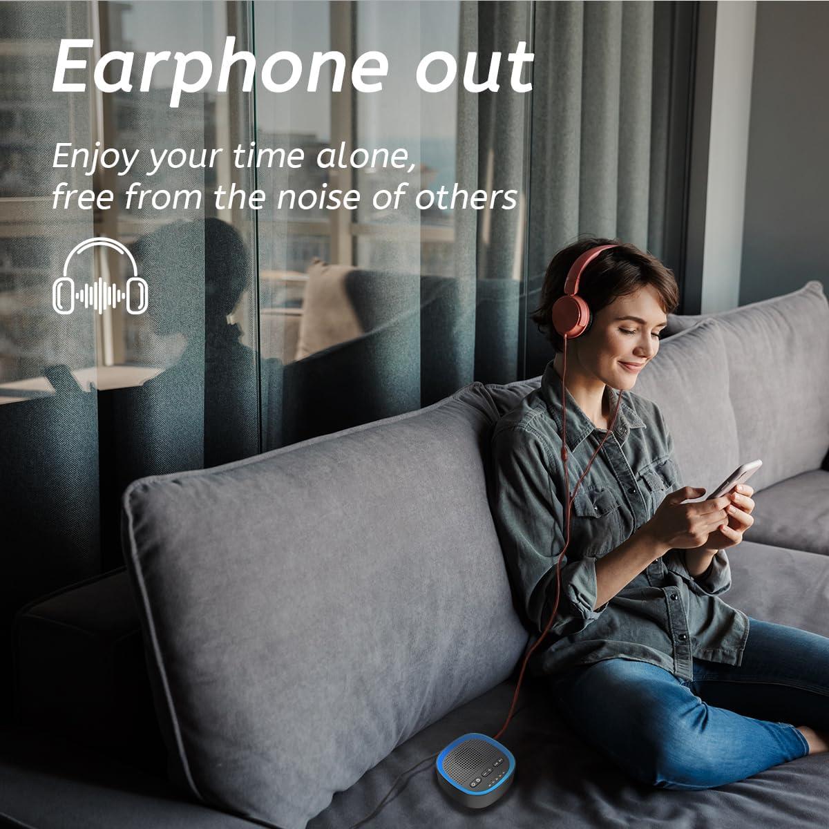 Máquina de Sonido Blanco iEasy C 30 Sonidos 32 Niveles Volumen