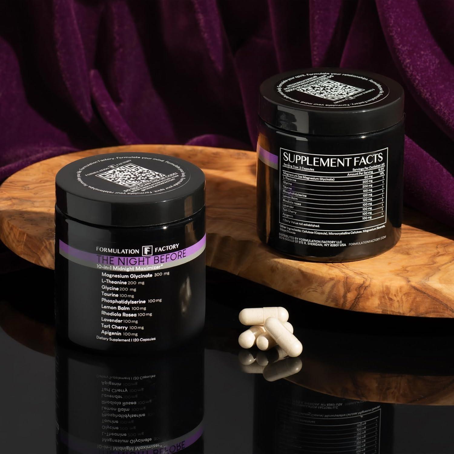 Suplemento para Dormir La Noche Antes 120 Cápsulas