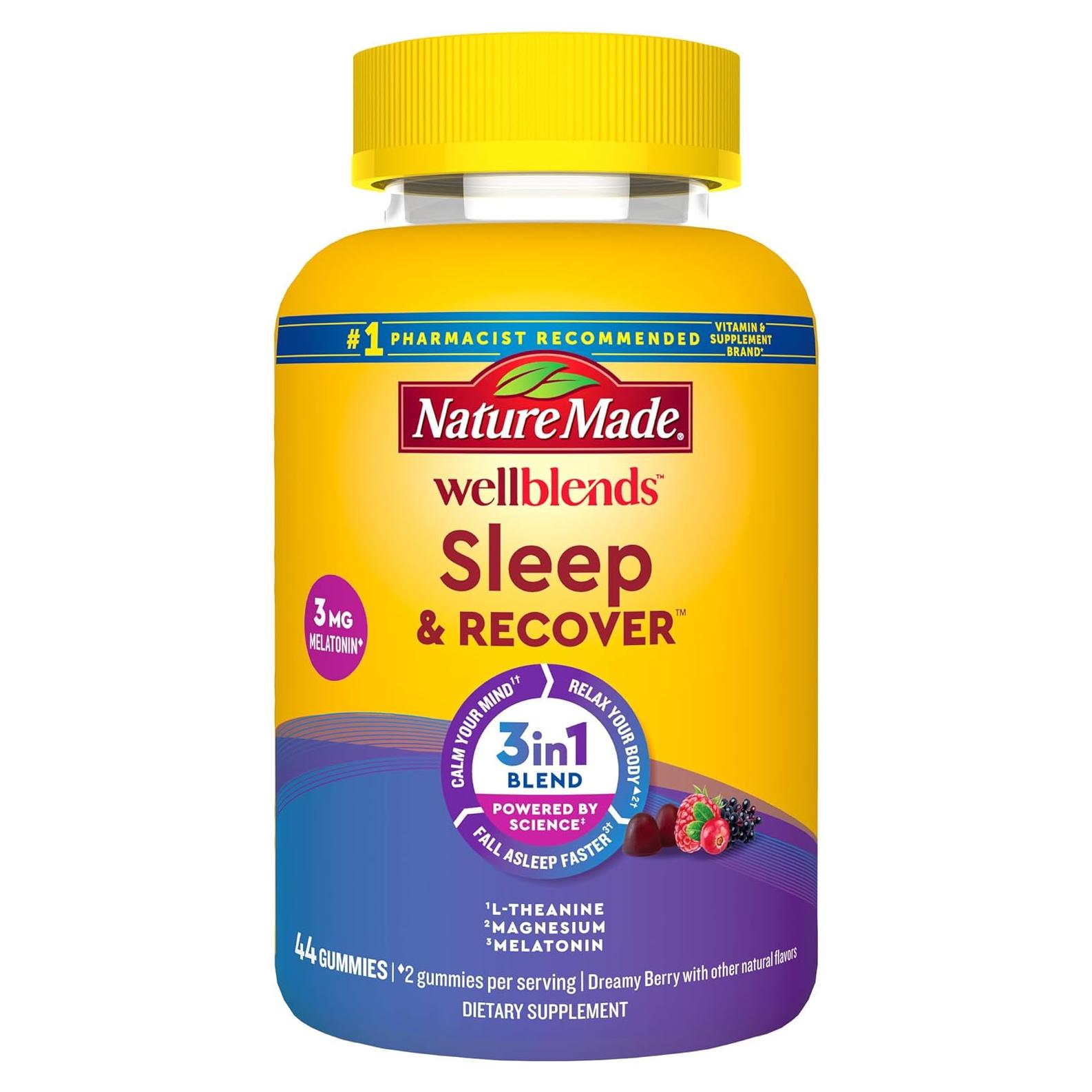 Gominolas para Dormir Nature Made Wellblends 44 Unidades