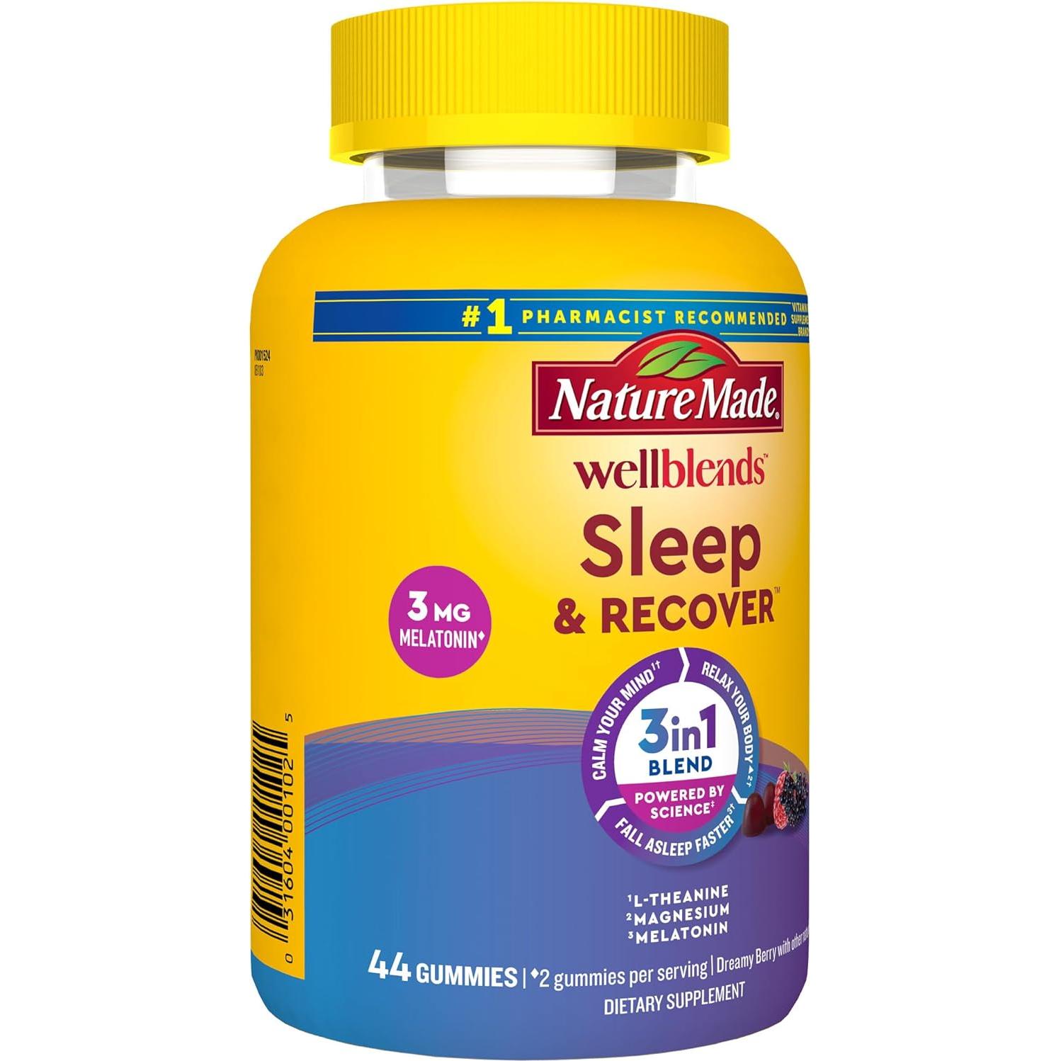 Gominolas para Dormir Nature Made Wellblends 44 Unidades