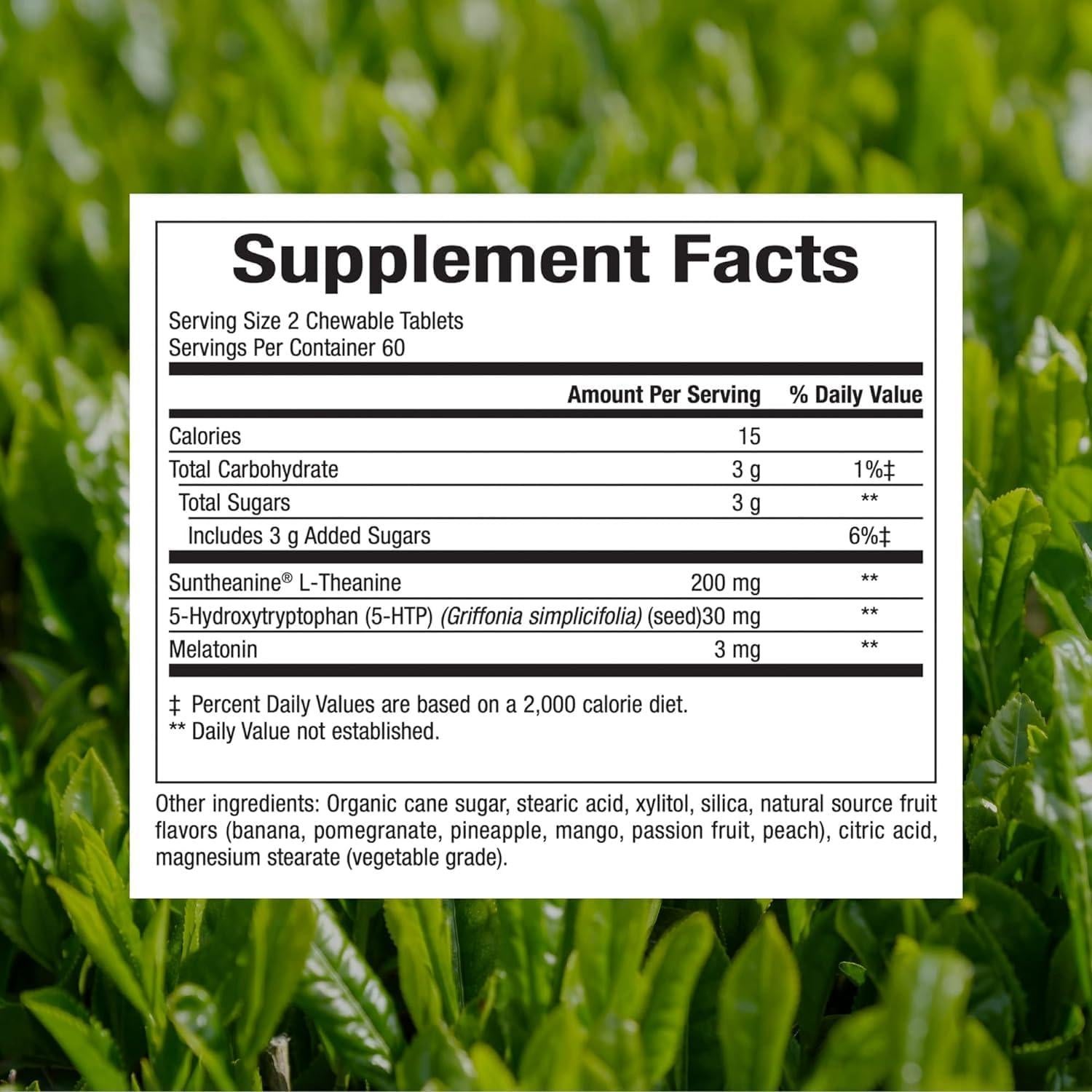 Suplemento Natural Factors Tranquil Sleep 120 Tabletas